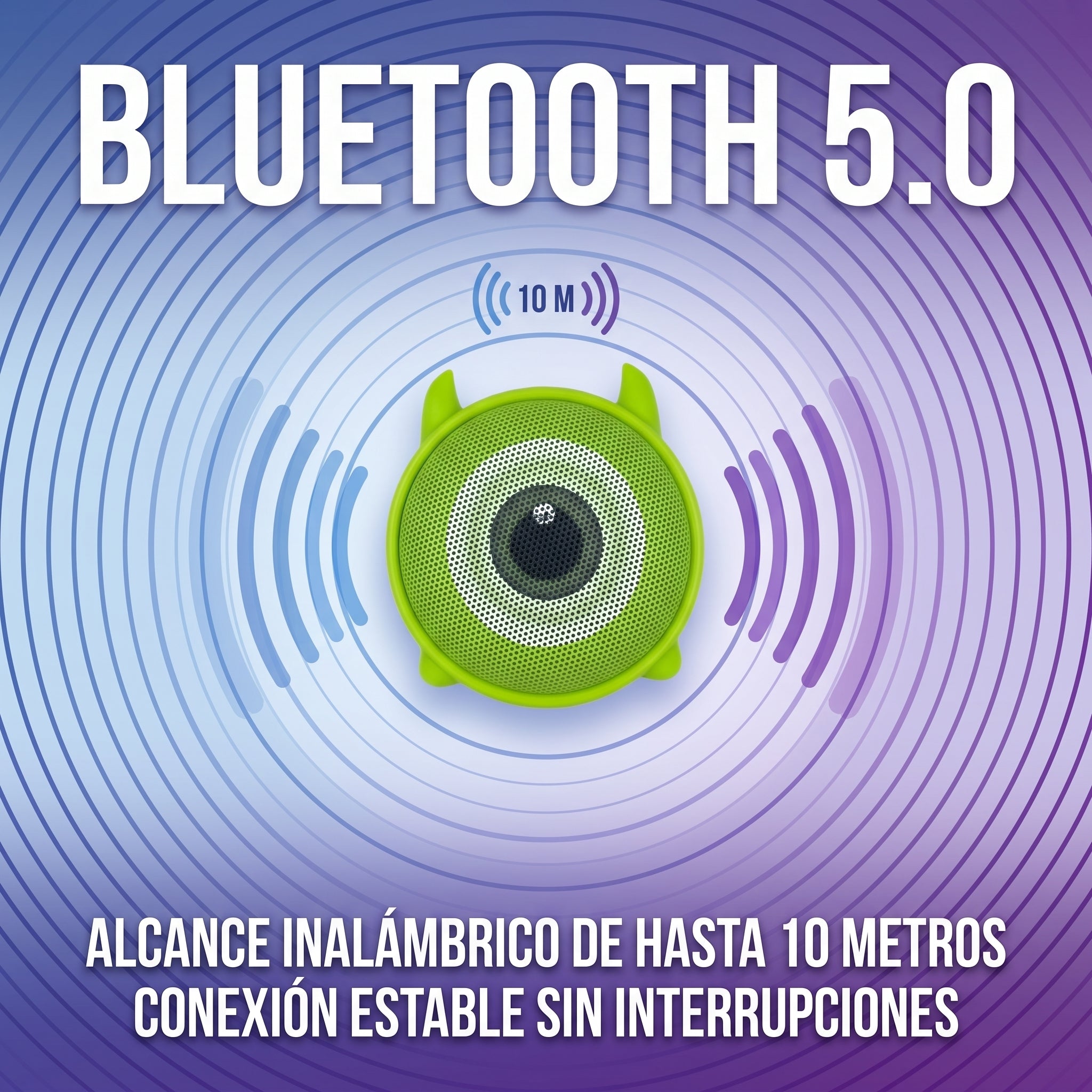 Mini Bocina Bluetooth FOL FS-S101A con 3W, Bluetooth 5.0 y Cordón Portátil - Imagen 8