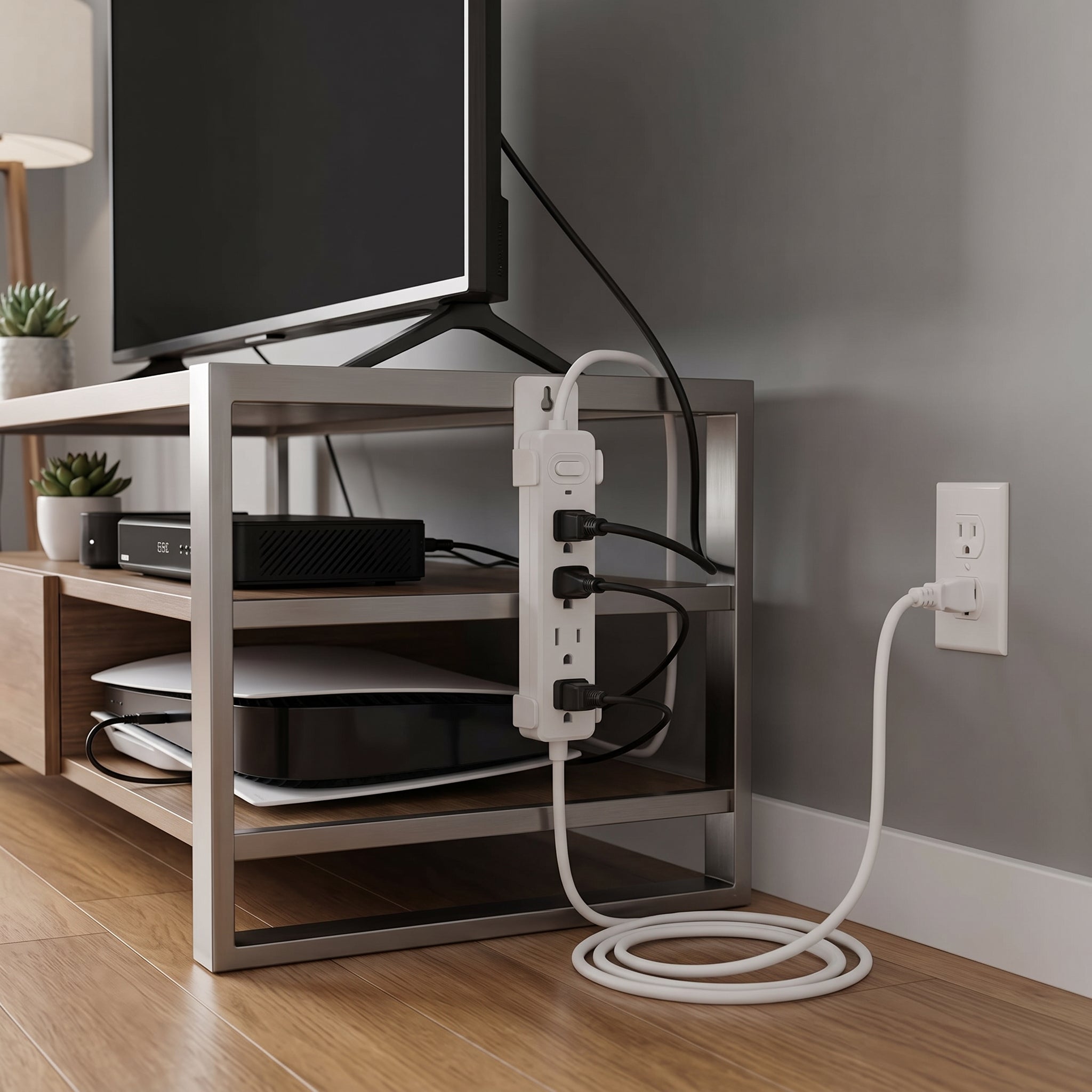 Multicontacto Moreka MC-5449 de 6 Tomas Cable de 2 Metros 2500W - Imagen 7