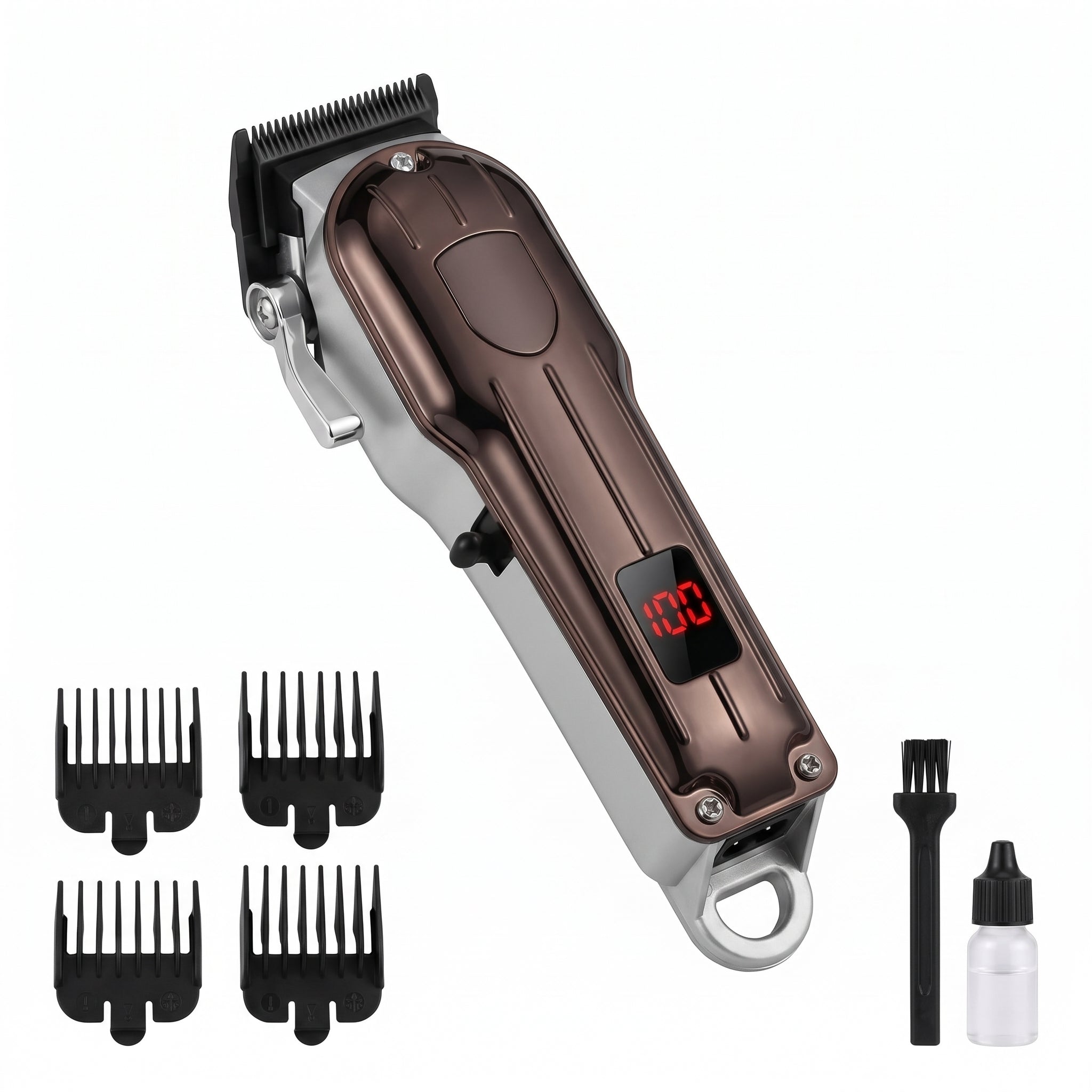 Cortadora de Pelo Profesional Moreka W-44 4 Peines Carga USB - Imagen 9