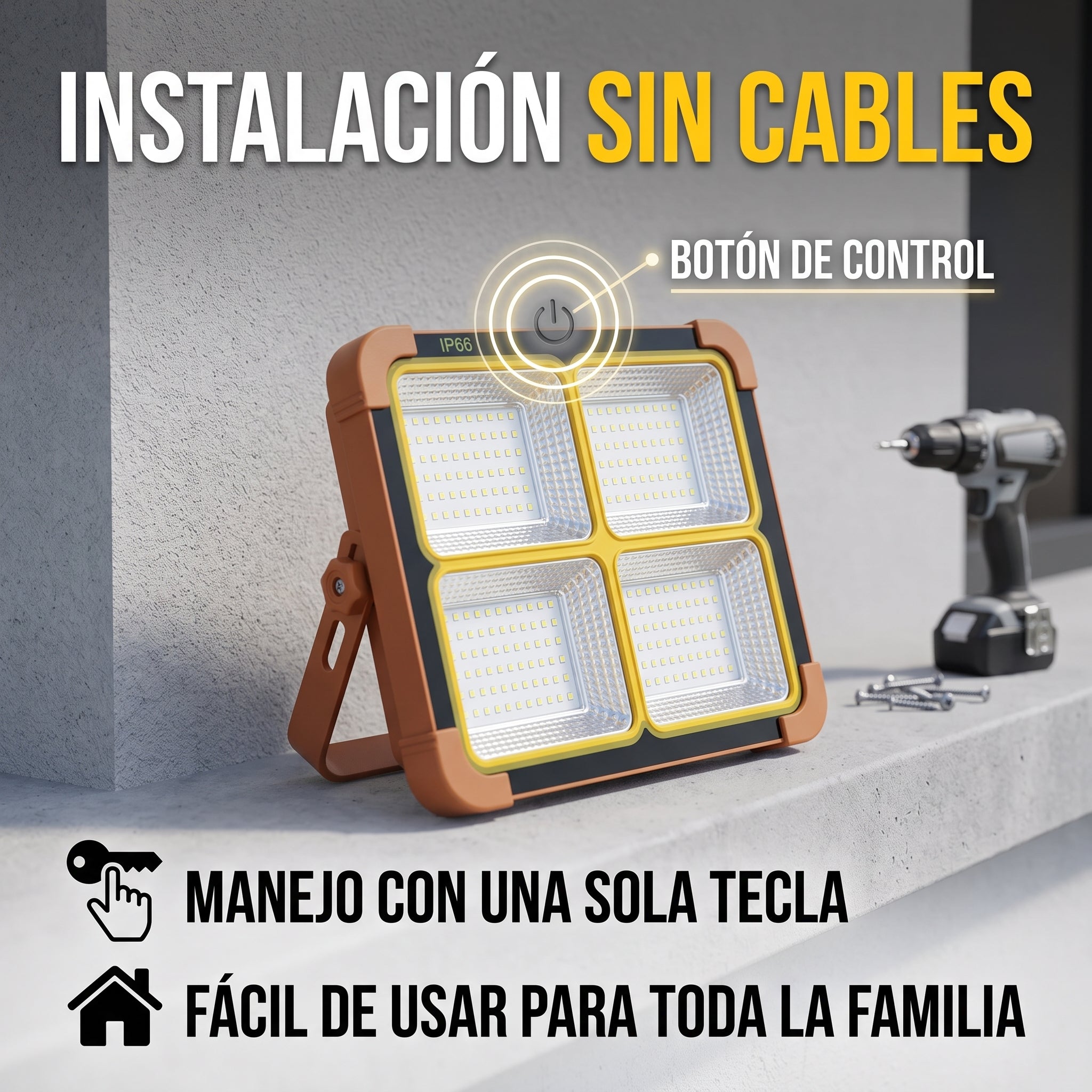 Luz LED Solar Moreka D051 Protección IP66 - Imagen 7