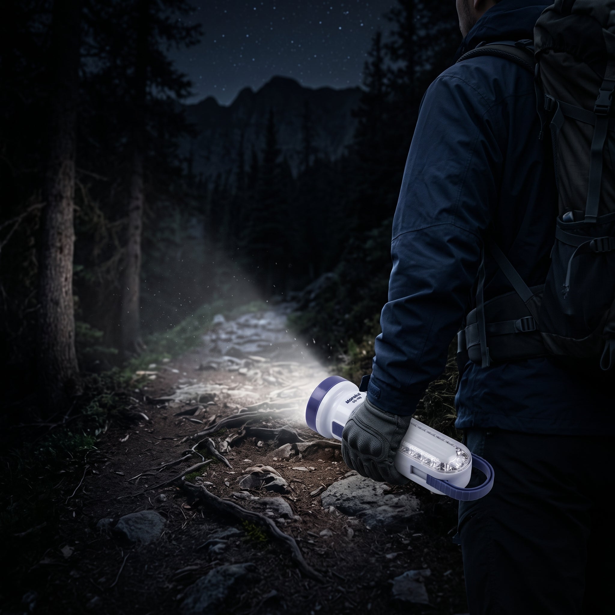 Lámpara LED de Emergencia Moreka SQ-189 Campamento y Linterna Integrada - Imagen 3