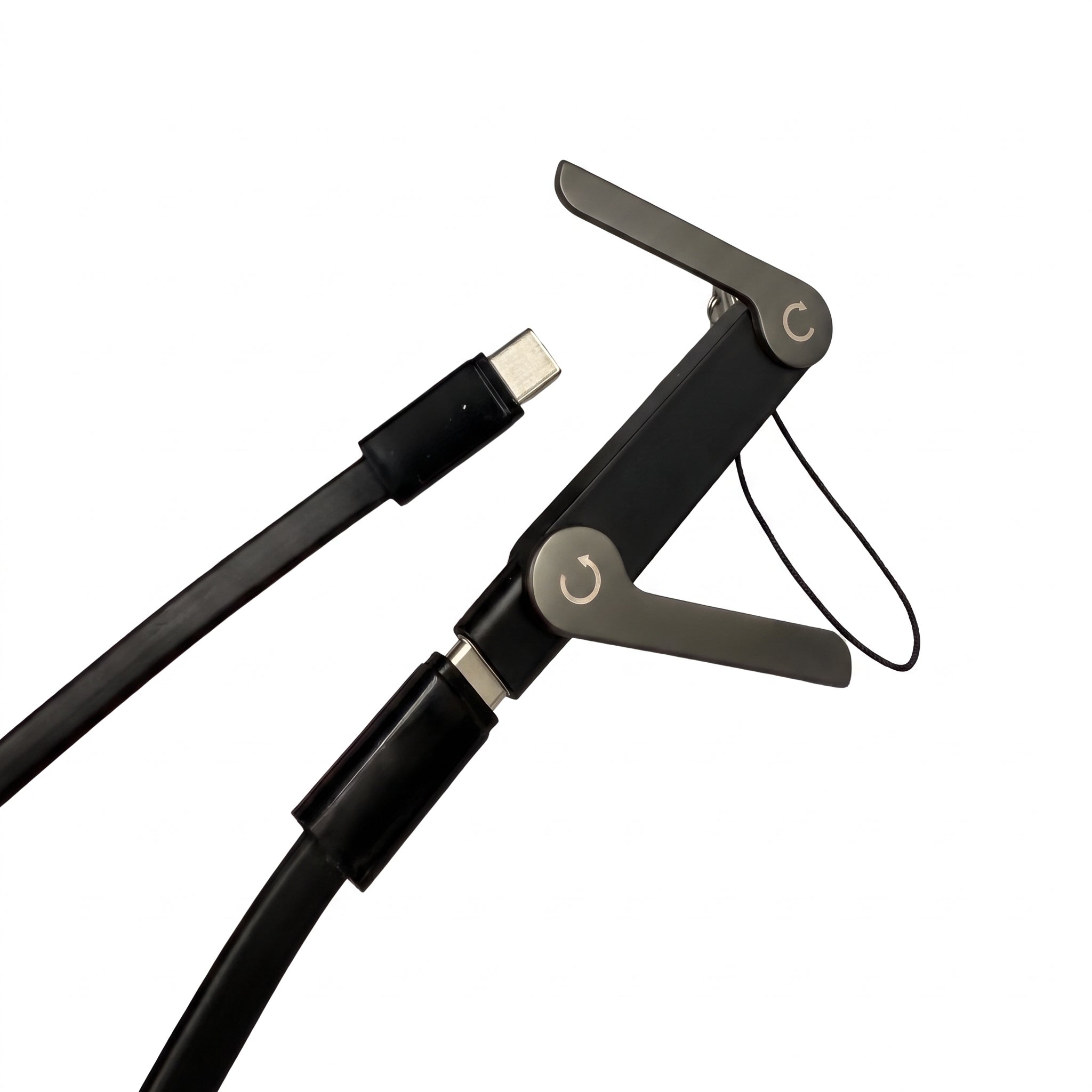 Cable de Carga Rápida 100W Moreka CB-062 con Soporte para Celular 2 en 1