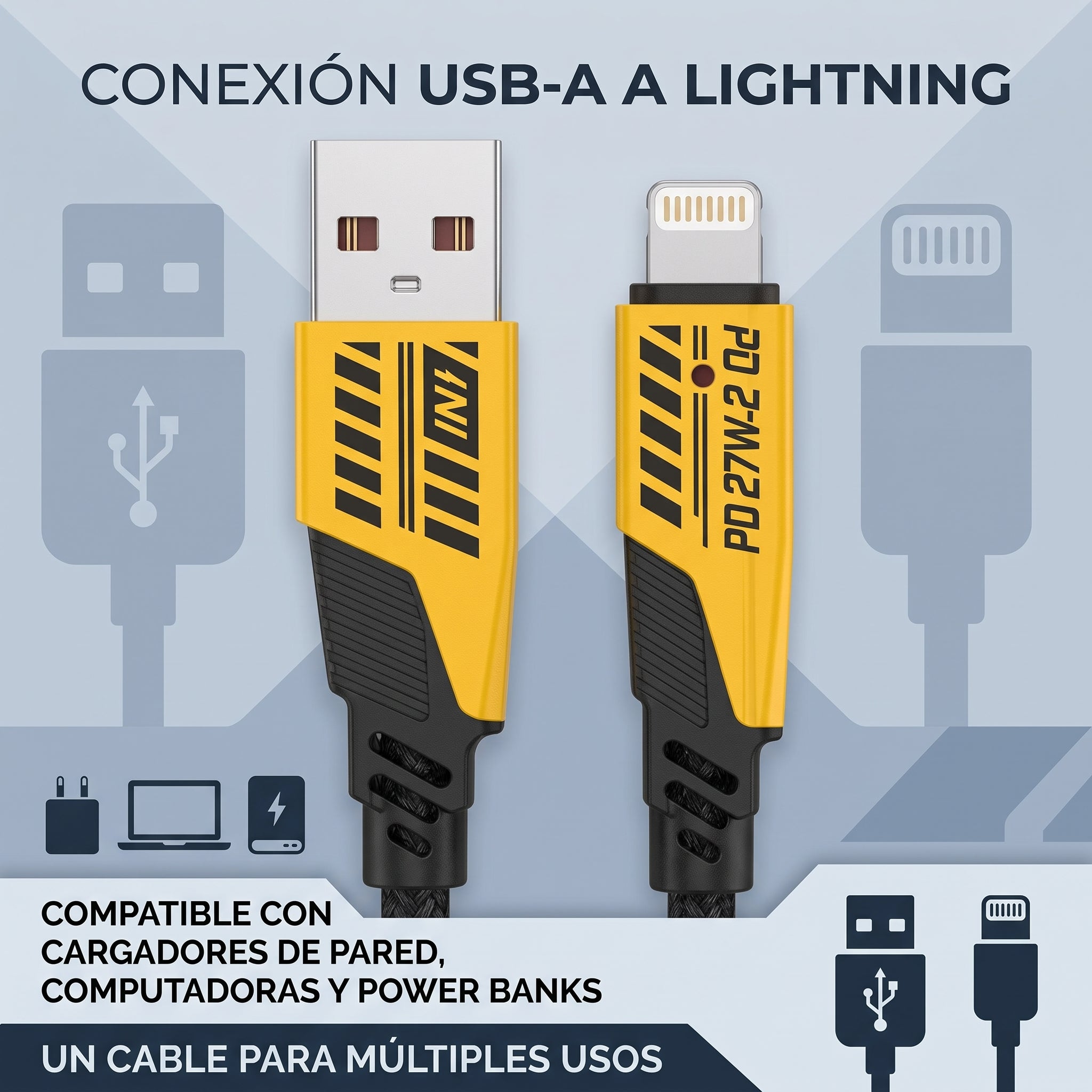 Cable USB-A a Lightning Moreka CB-063 - Imagen 5