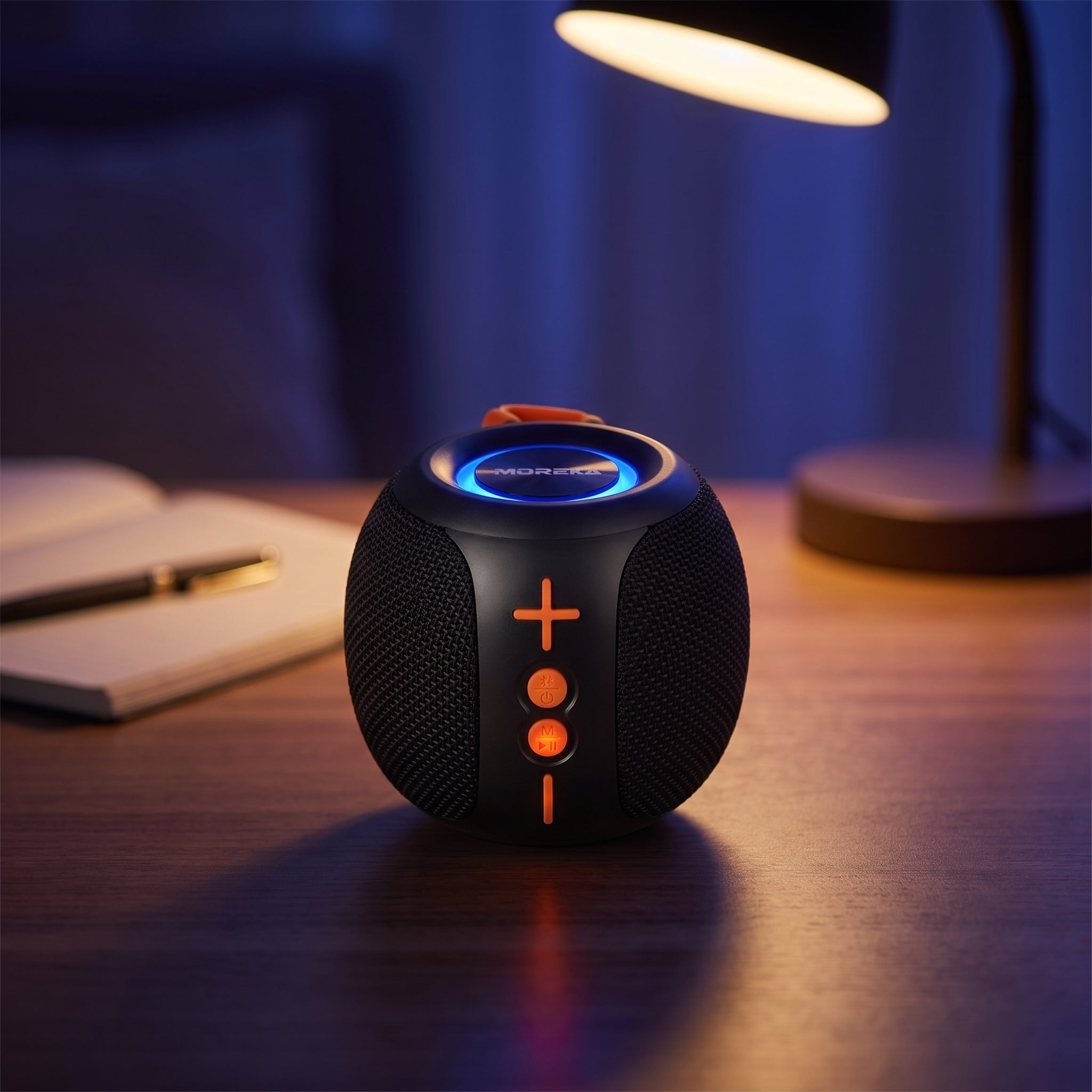 Bocina Inalámbrica Moreka-451 5W con Bluetooth 5.4, Luces RGB y Función TWS - Imagen 7