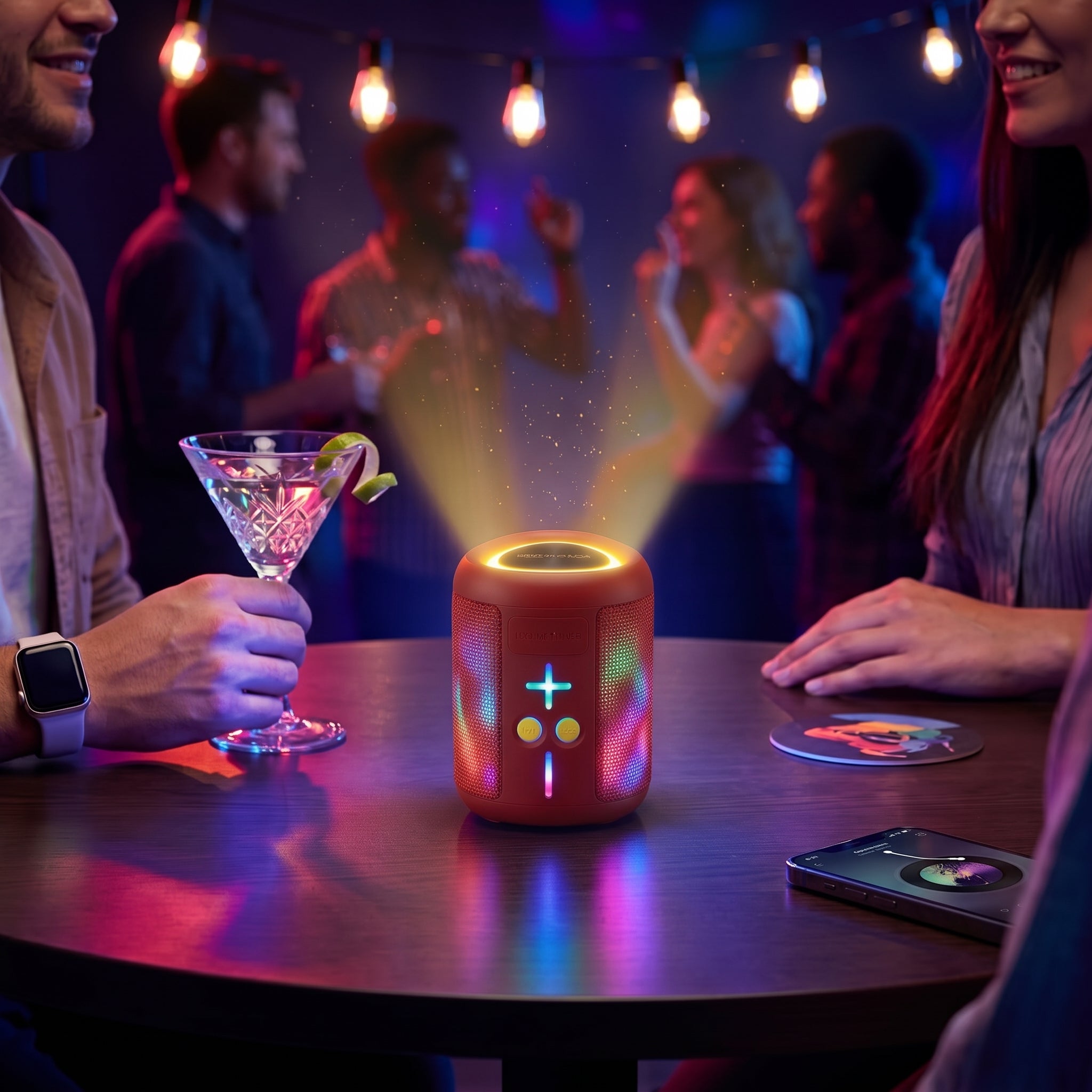 Altavoz Inalámbrico Bluetooth Moreka-453 8 Horas Batería Luces RGB - Imagen 2
