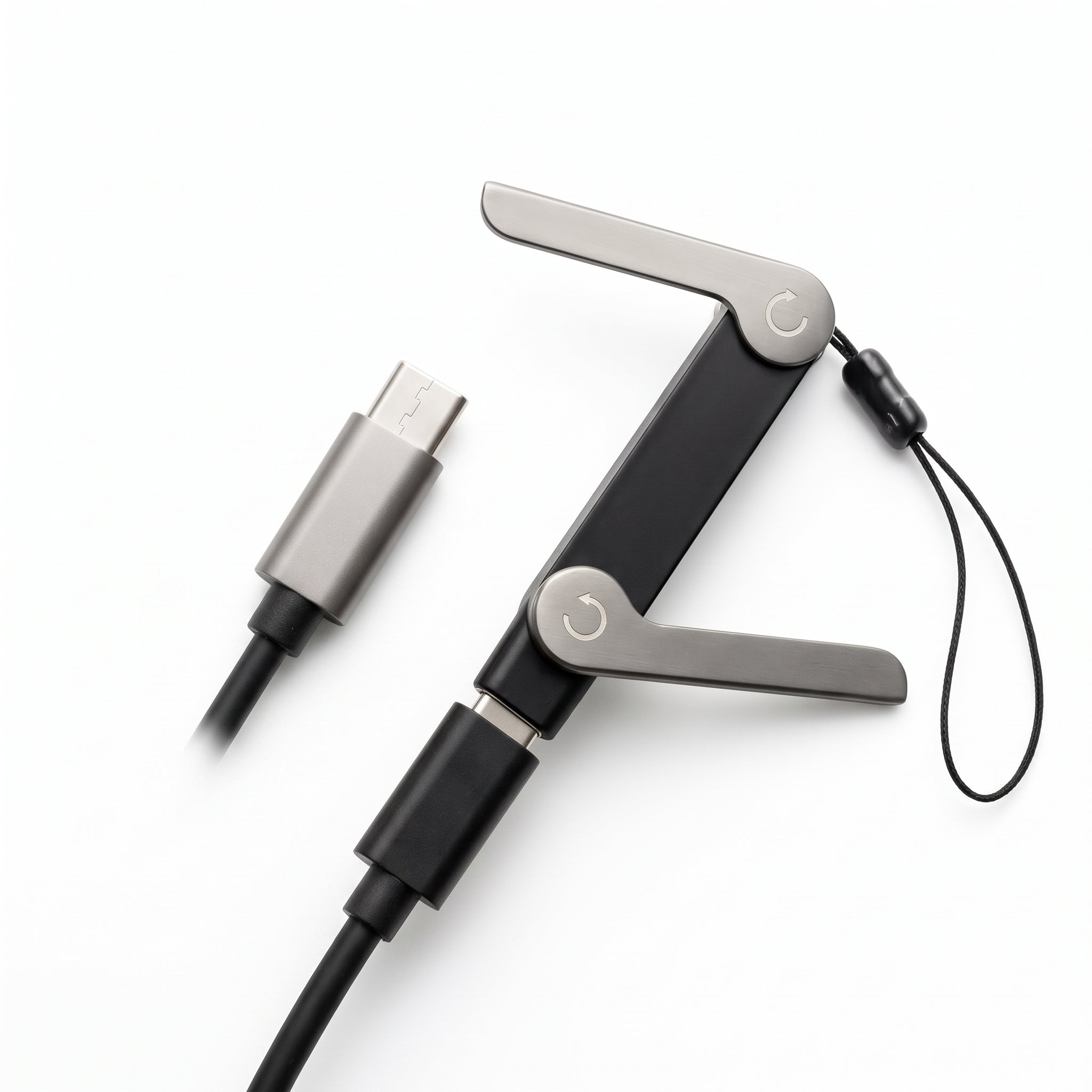 Cable de Carga y Datos Moreka CB-059 100W USB-C a USB-C con Soporte Desmontable - Imagen 4