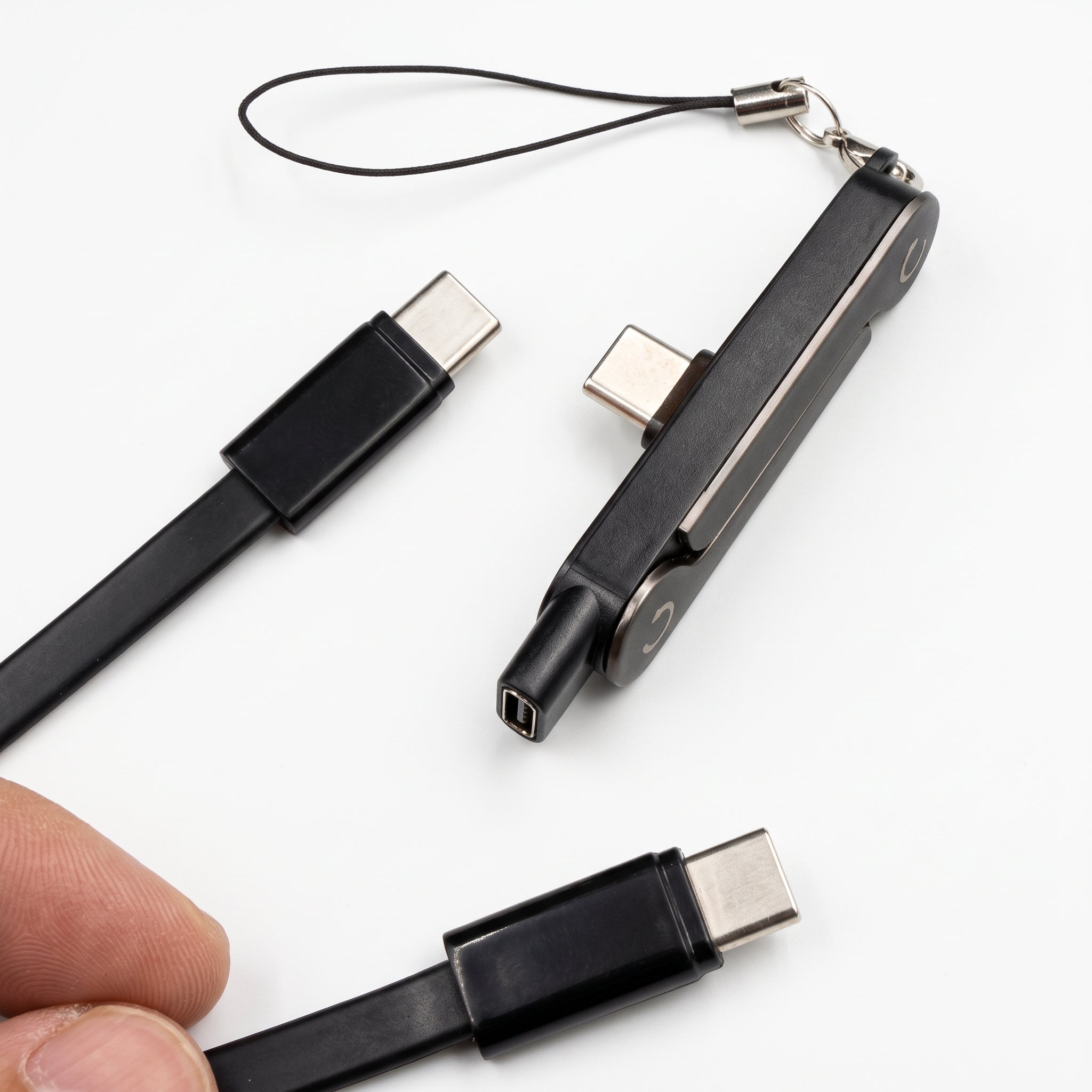 Cable de Carga y Datos Moreka CB-059 100W USB-C a USB-C con Soporte Desmontable - Imagen 6