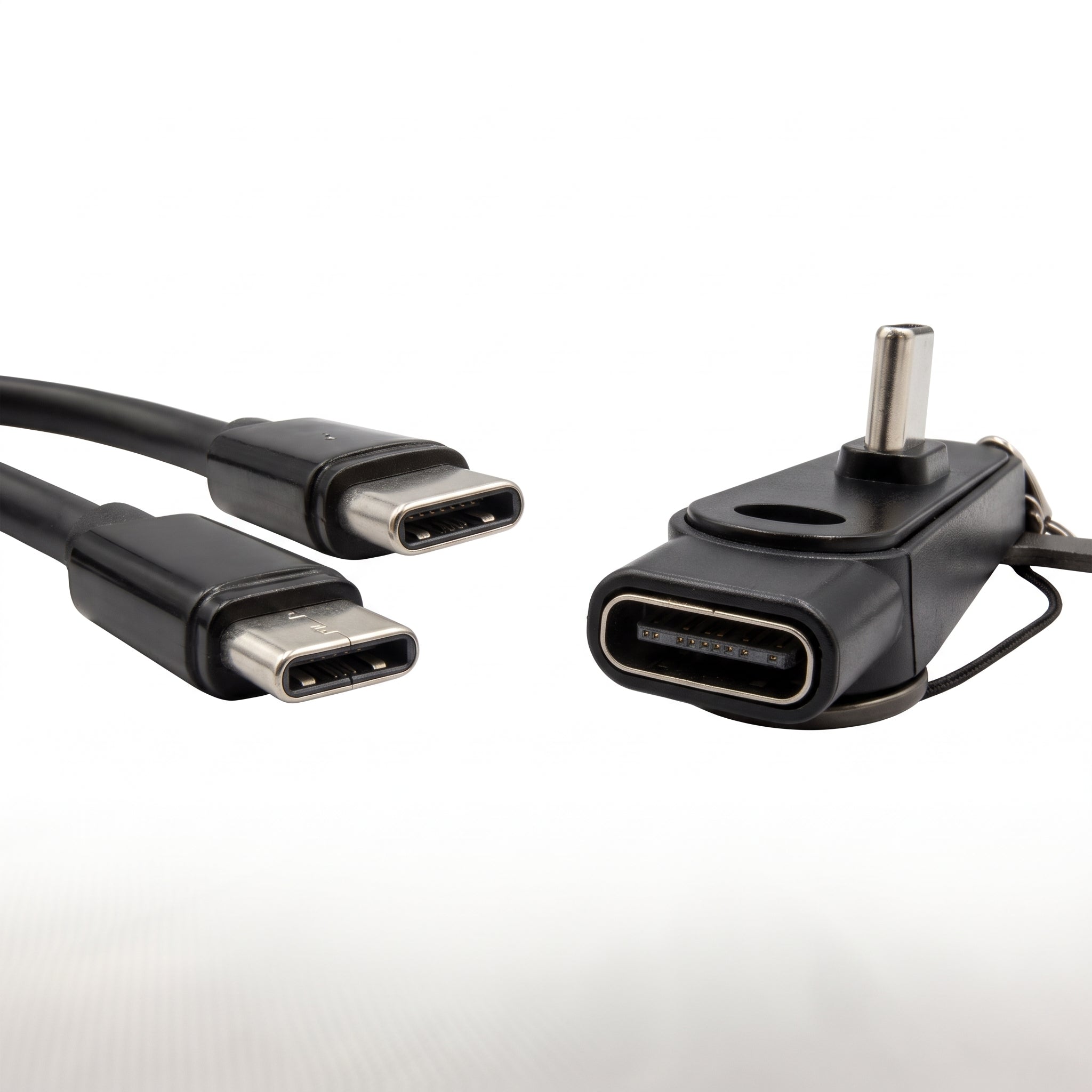 Cable de Carga y Datos Moreka CB-059 100W USB-C a USB-C con Soporte Desmontable - Imagen 7