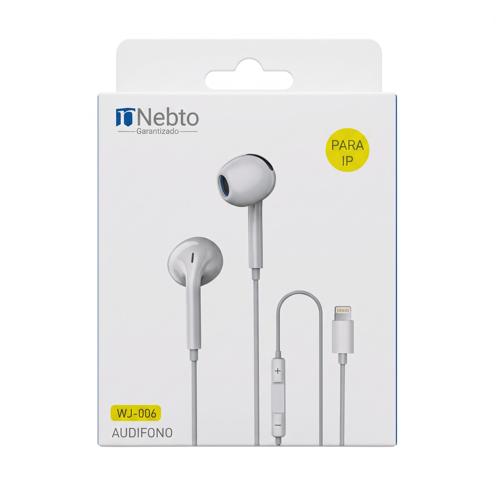 Audífonos Alámbricos Lightning Nebro WJ-006 iPhone Driver de 14mm Sonido HiFi - Imagen 9