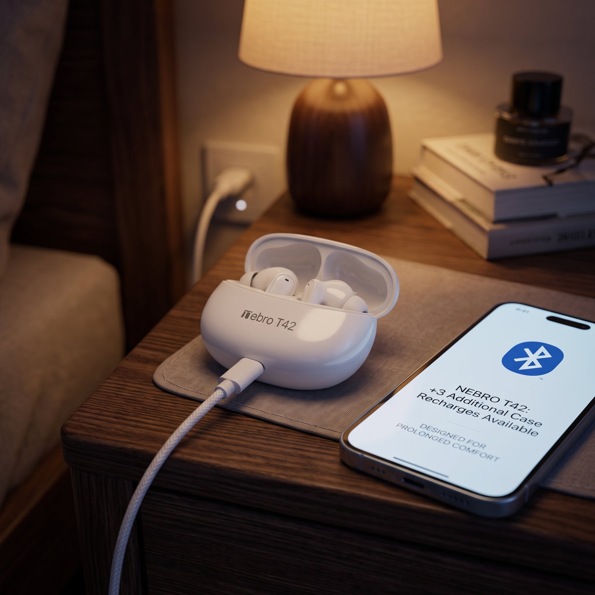 Audífonos Bluetooth Nebro T42 - Imagen 6