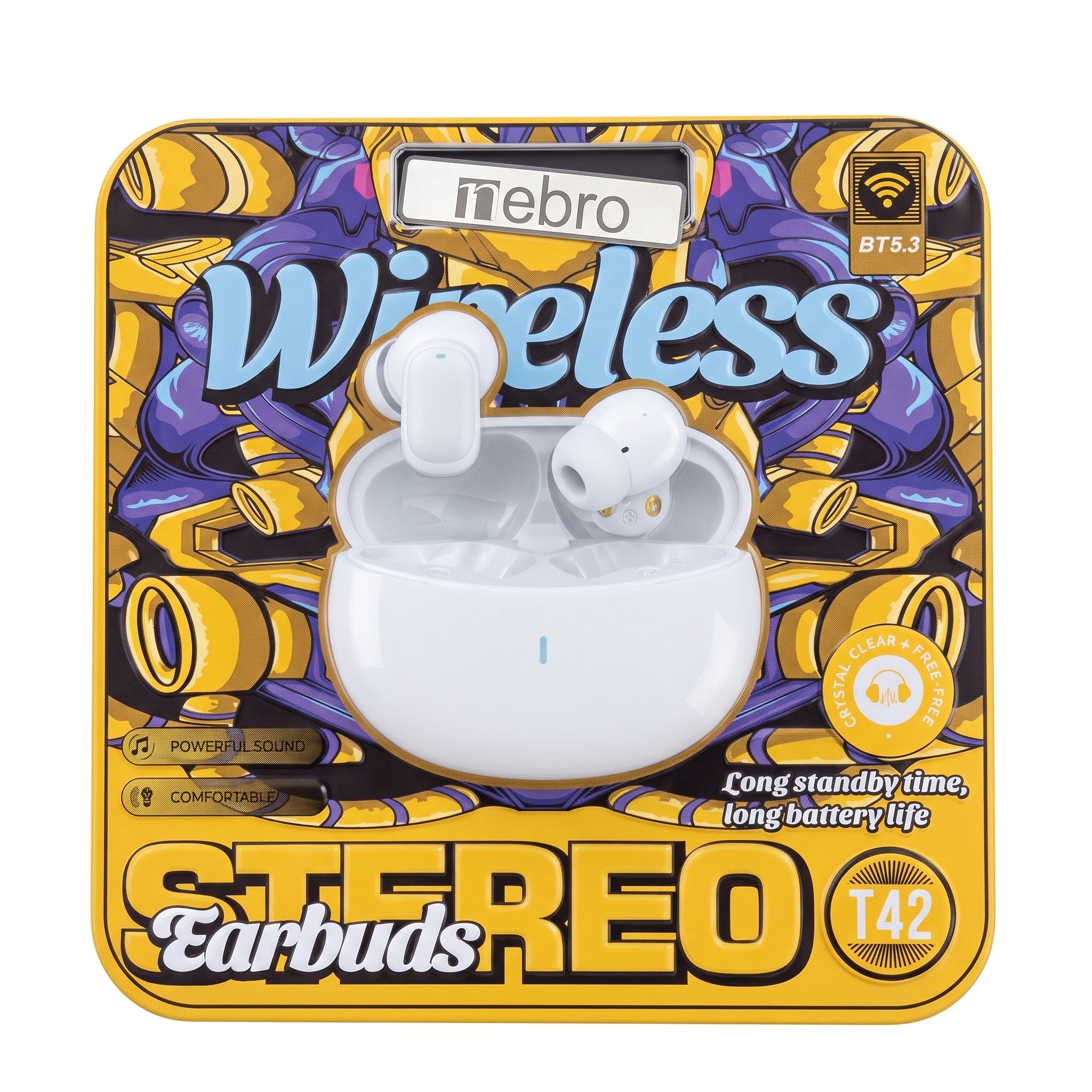 Audífonos Bluetooth Nebro T42 - Imagen 9