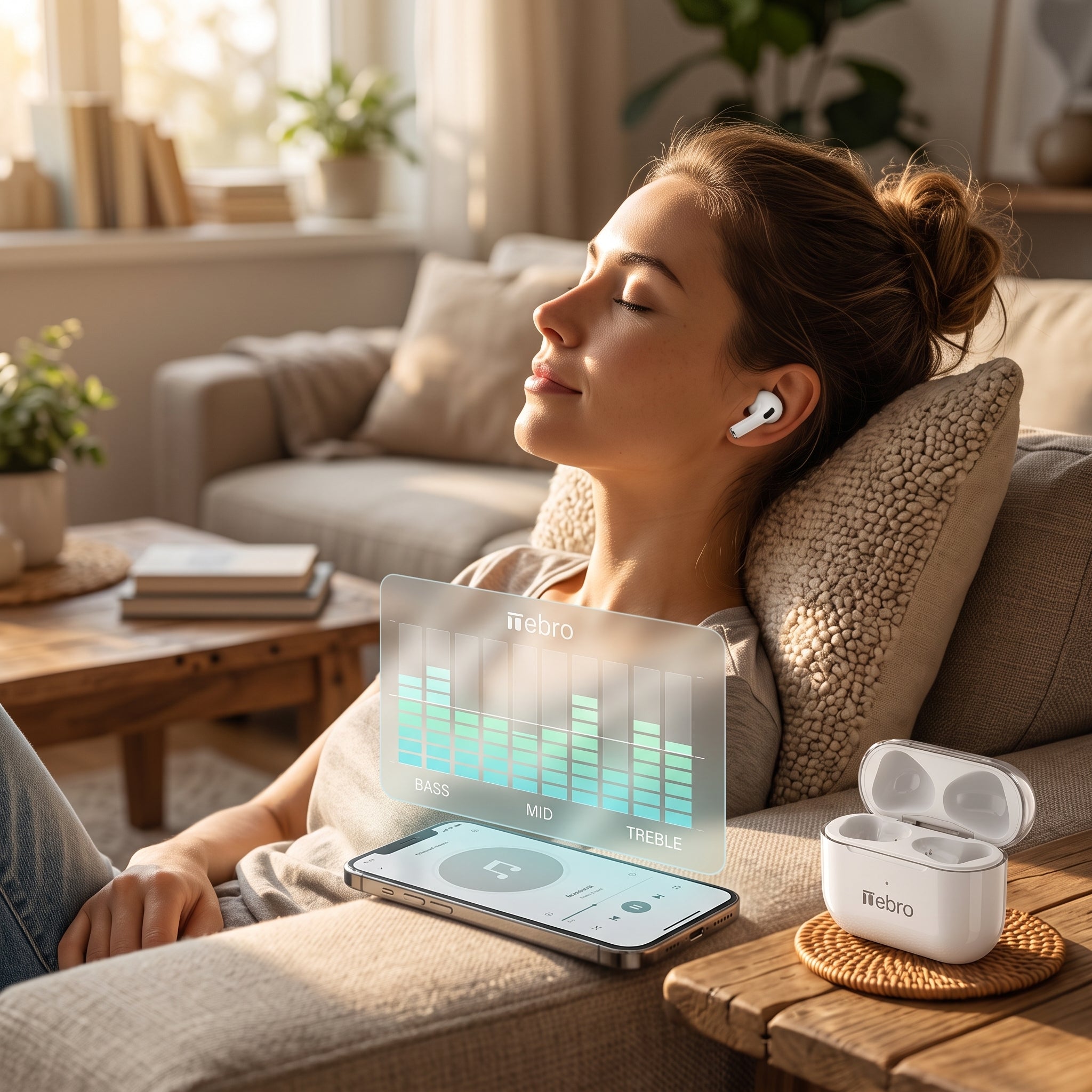 Audífonos Inalámbricos Nebro SE-1 Bluetooth 5.3 Ecualizador y Sonido HiFi - Imagen 3