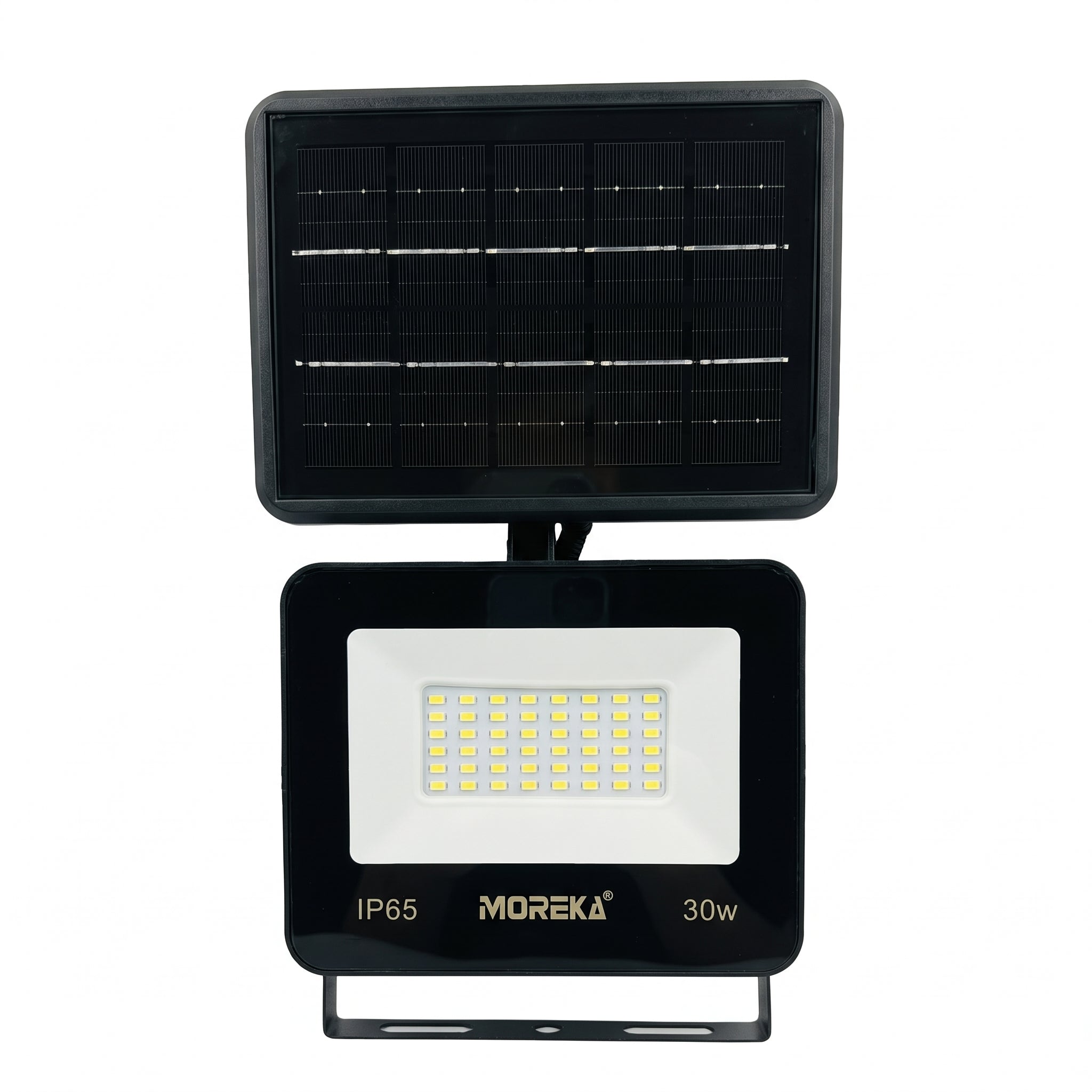 Reflector Solar LED Moreka GD-XX30W 30W con Sensor Radar, Control Remoto e IP65 - Imagen 10