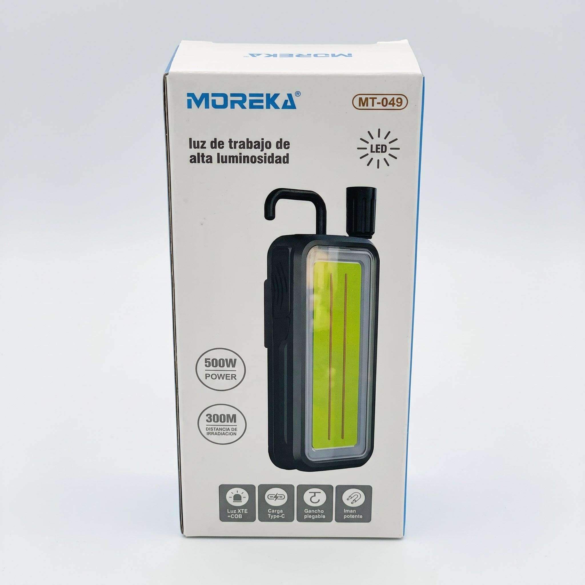 Lámpara de Trabajo LED Moreka MT-049 500W con Panel COB, Gancho e Imán - Imagen 11