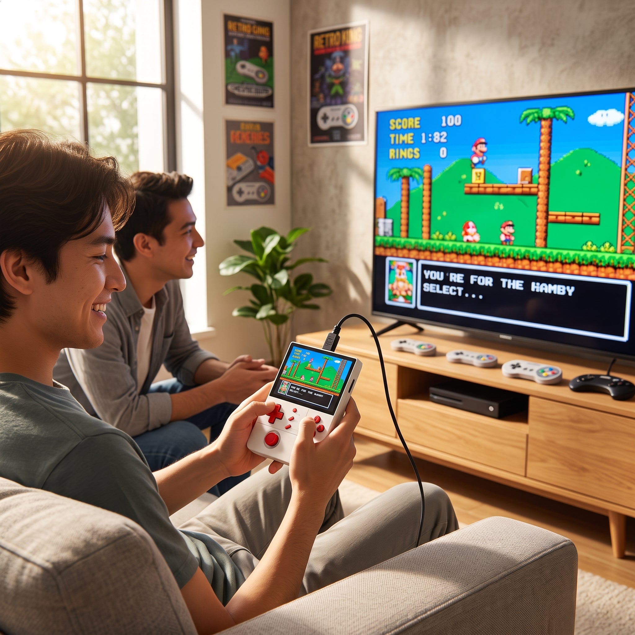 Consola Portátil R40XX Pro con Pantalla de 4.2 Pulgadas, Salida HD y Más de 20 Emuladores - Imagen 11