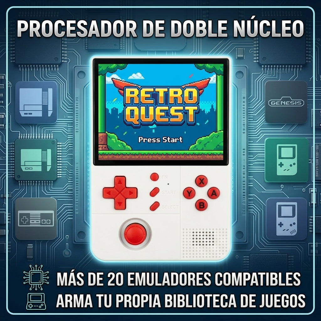 Consola Portátil R40XX Pro con Pantalla de 4.2 Pulgadas, Salida HD y Más de 20 Emuladores - Imagen 9