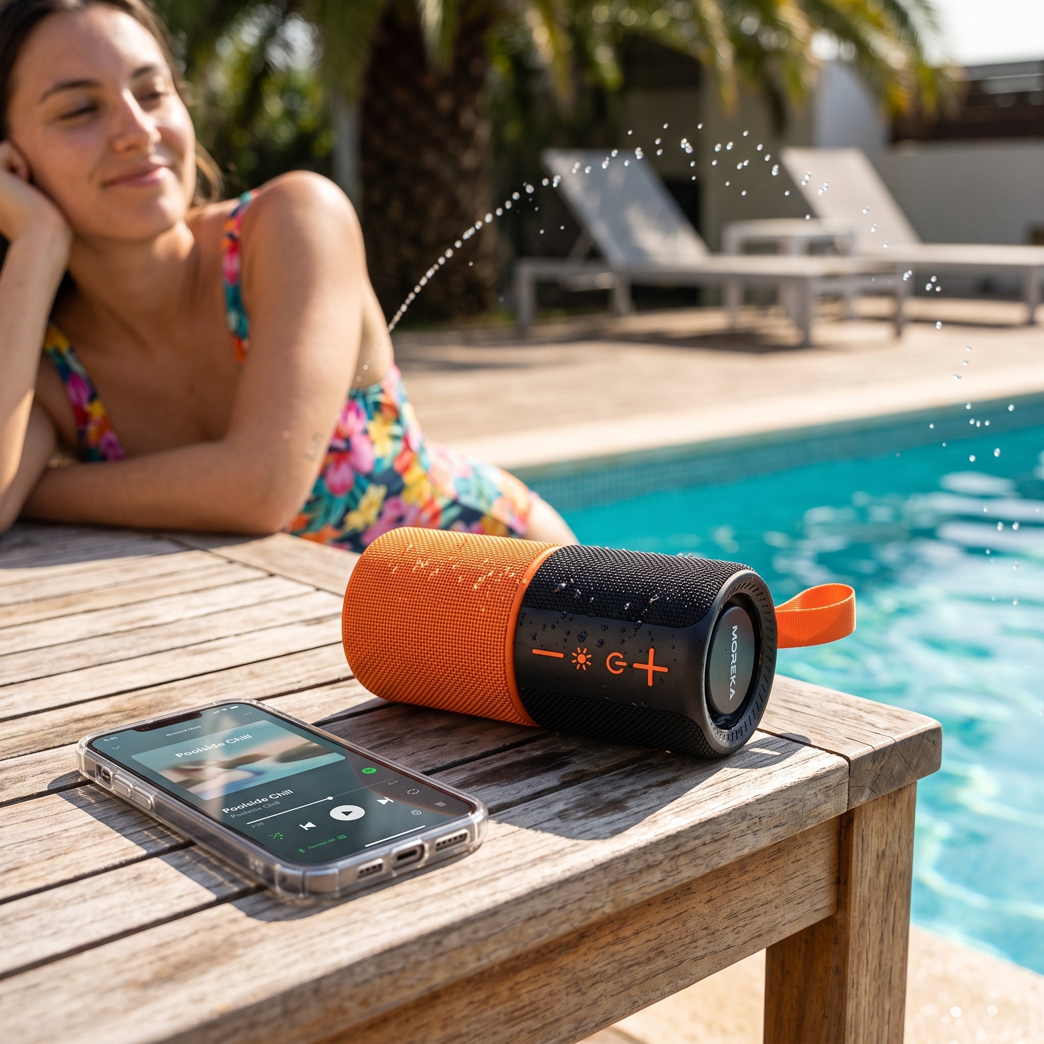 Bocina Inalámbrica Moreka-456 2 en 1 con 20W, Bluetooth 5.4 y Diseño Magnético - Imagen 12