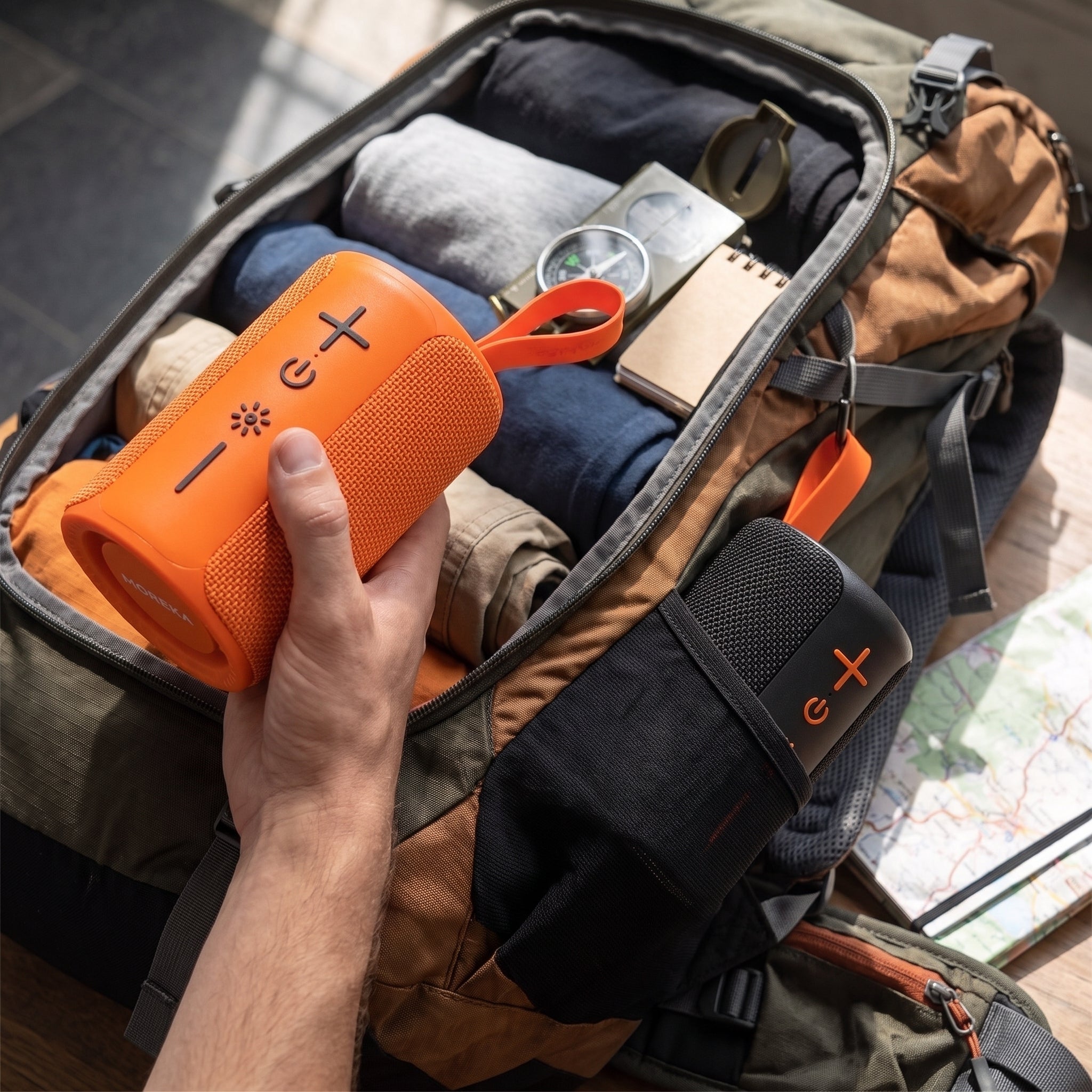 Bocina Inalámbrica Moreka-456 2 en 1 con 20W, Bluetooth 5.4 y Diseño Magnético - Imagen 5