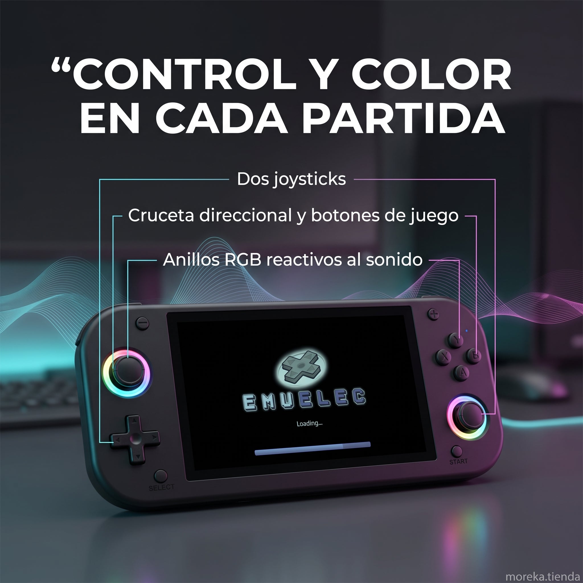 Consola Portátil SJGAM M26 Pantalla IPS 5.1 Pulgadas, Linux  30 Plataformas de Emulación - Imagen 5