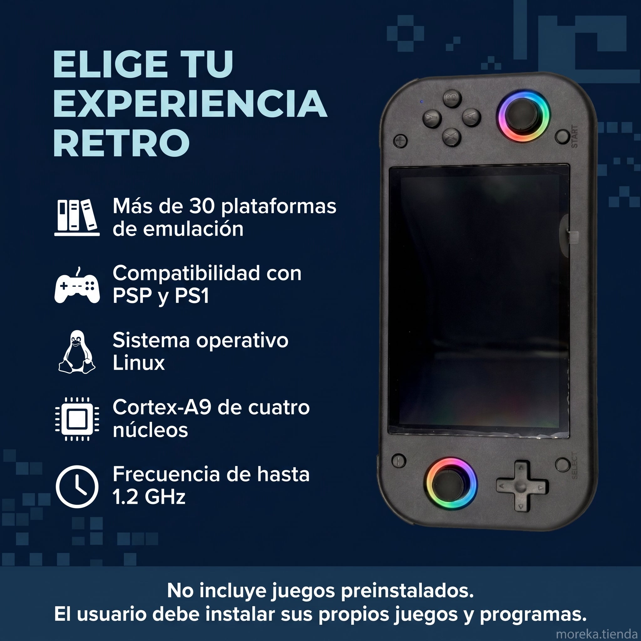 Consola Portátil SJGAM M26 Pantalla IPS 5.1 Pulgadas, Linux  30 Plataformas de Emulación - Imagen 6