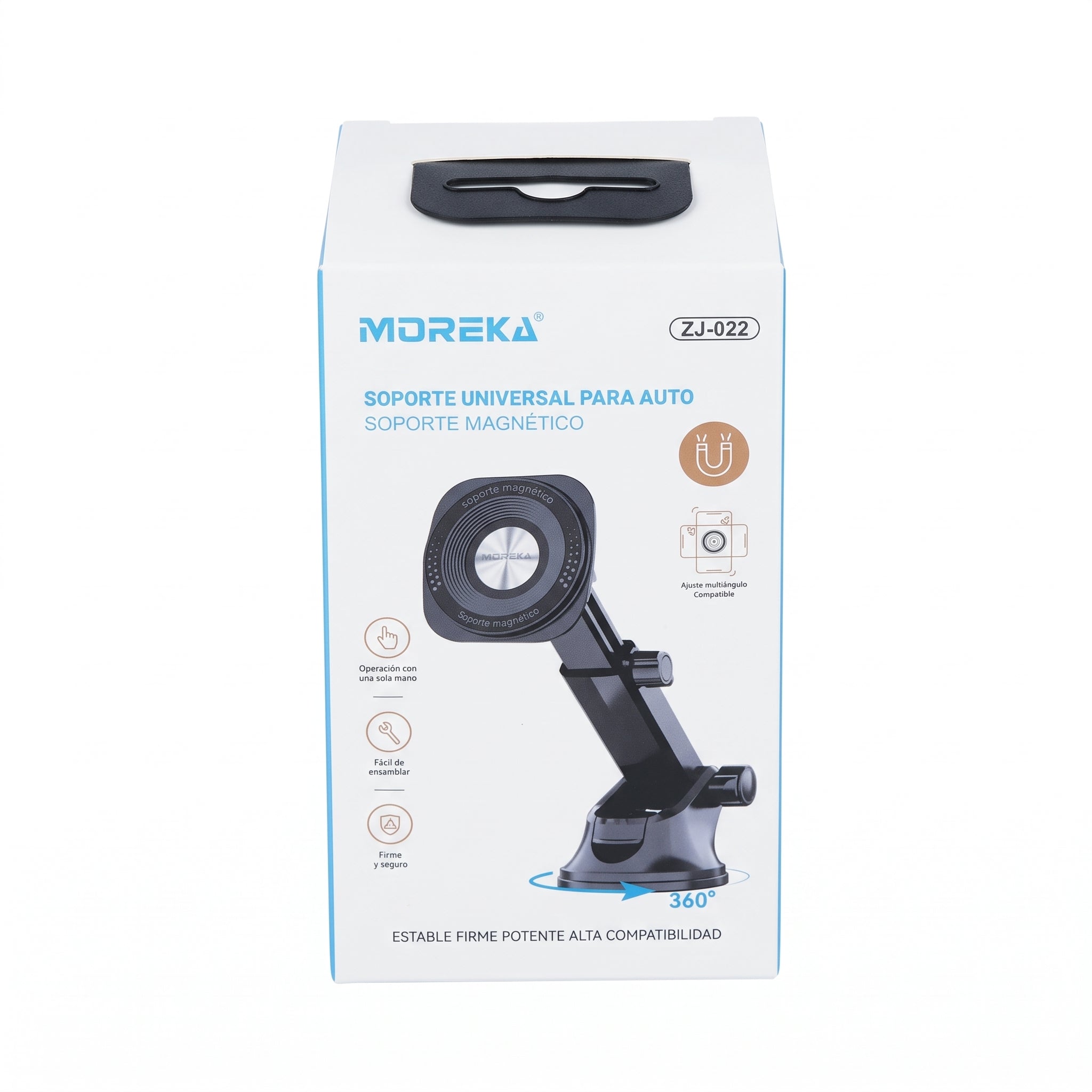 Soporte Magnético para Auto Moreka ZJ-022 con Giro 360° y Altura Ajustable - Imagen 11