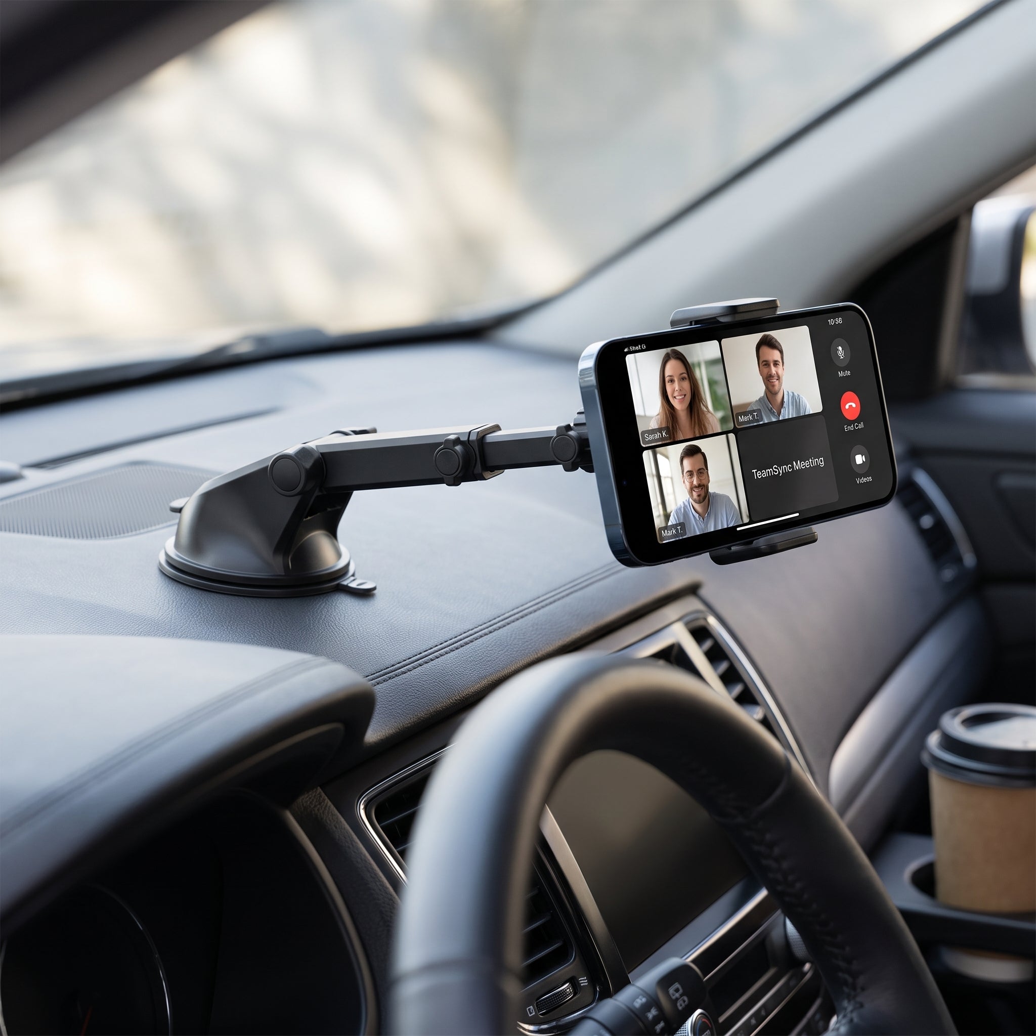 Soporte Magnético para Auto Moreka ZJ-022 con Giro 360° y Altura Ajustable - Imagen 7