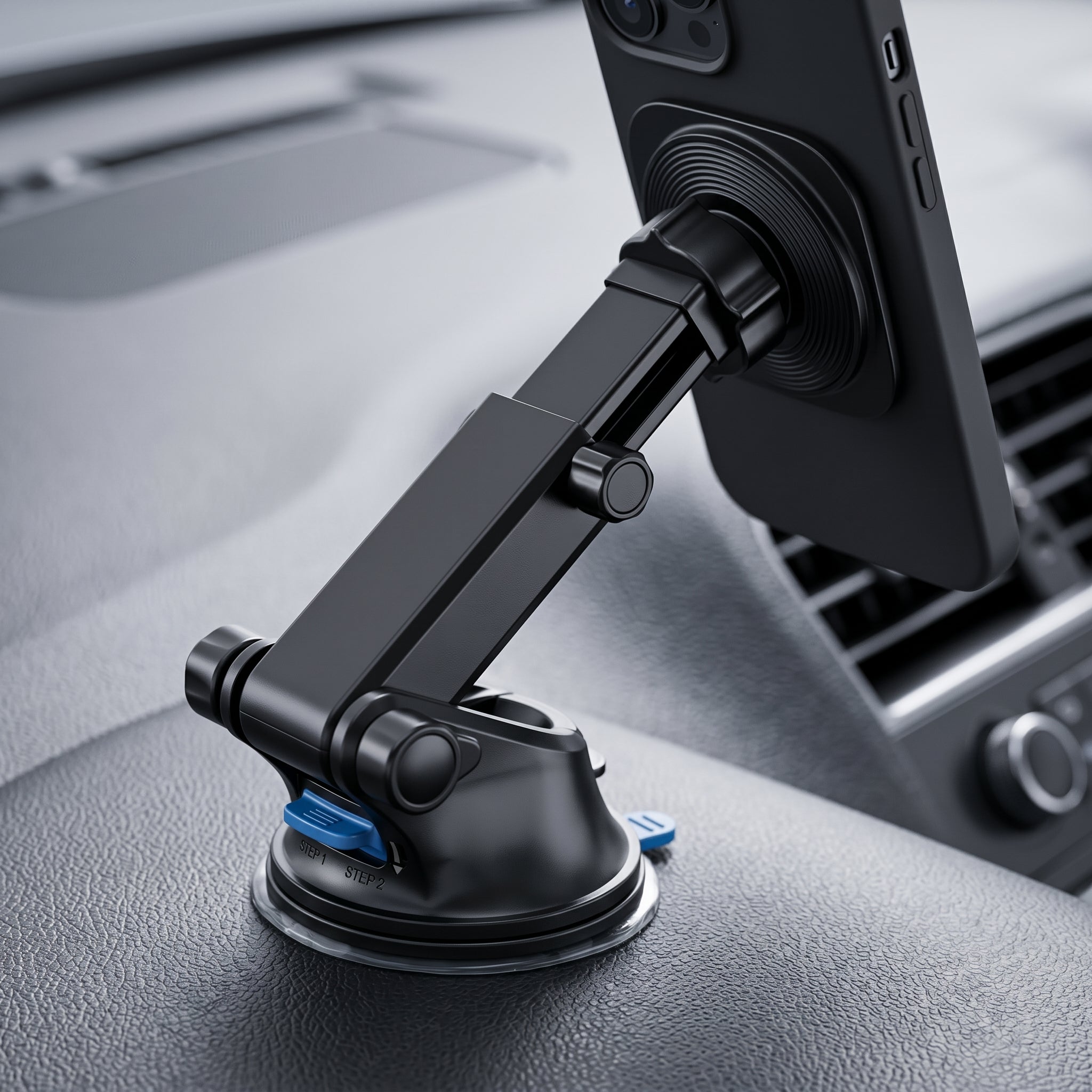 Soporte Magnético para Auto Moreka ZJ-022 con Giro 360° y Altura Ajustable - Imagen 9