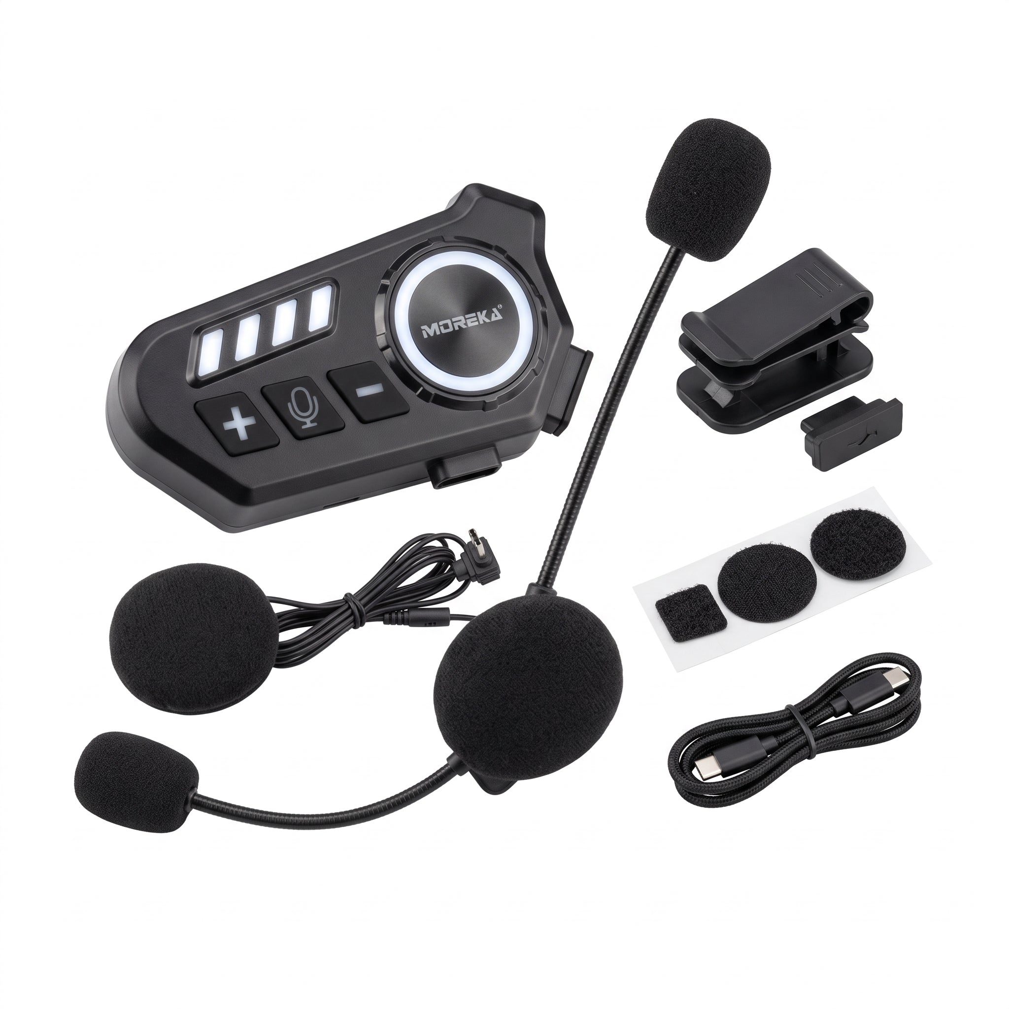 Auricular Inalámbrico para Casco Moreka TK01 con 40 Horas de Batería y Resistencia IPX6 - Imagen 3