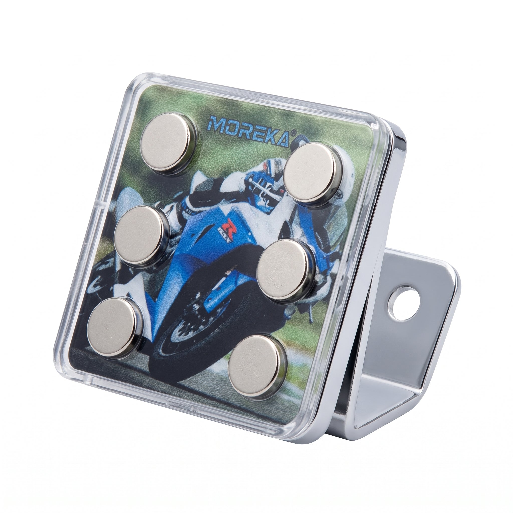 Soporte Magnético Moreka ZJ-028 para Moto y Bicicleta con 6 Imanes de Fijación