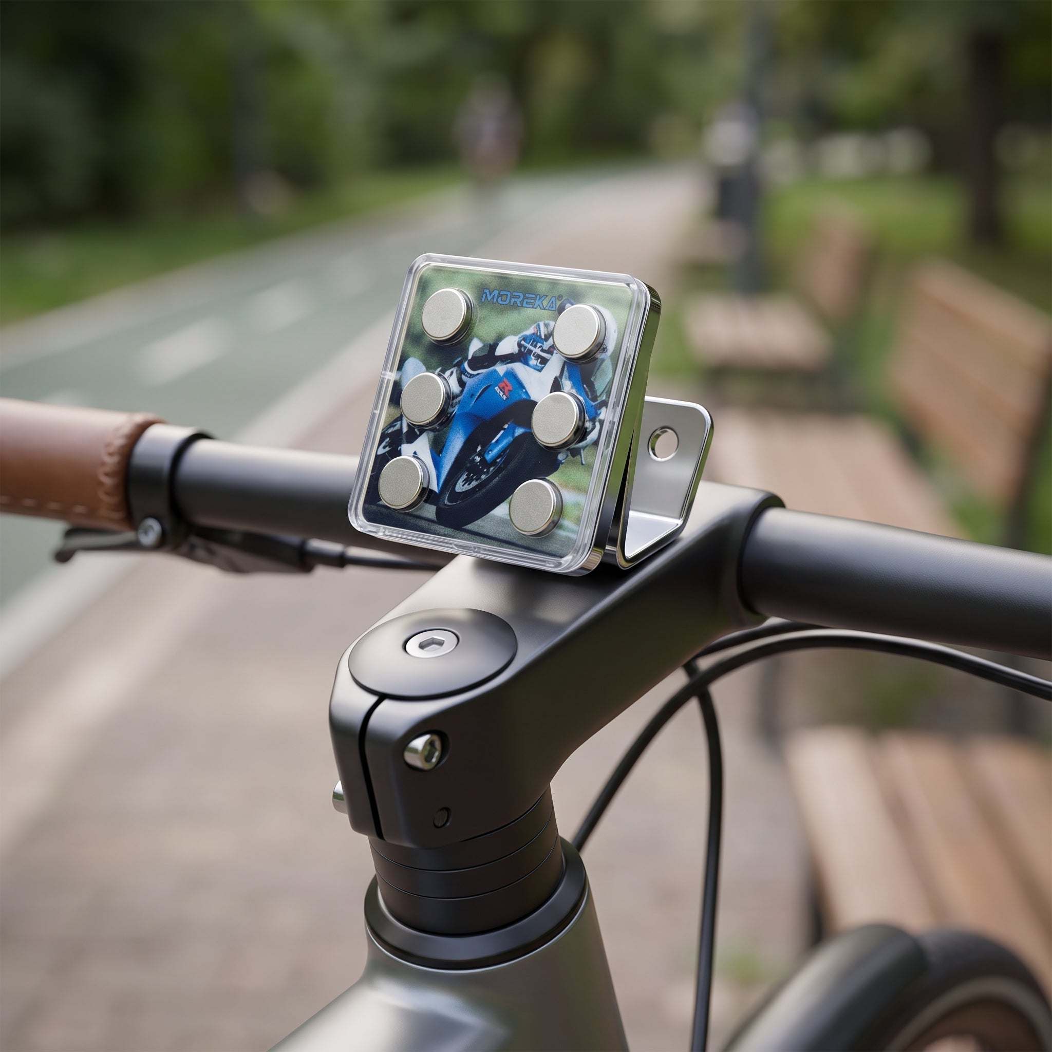 Soporte Magnético Moreka ZJ-028 para Moto y Bicicleta con 6 Imanes de Fijación - Imagen 3