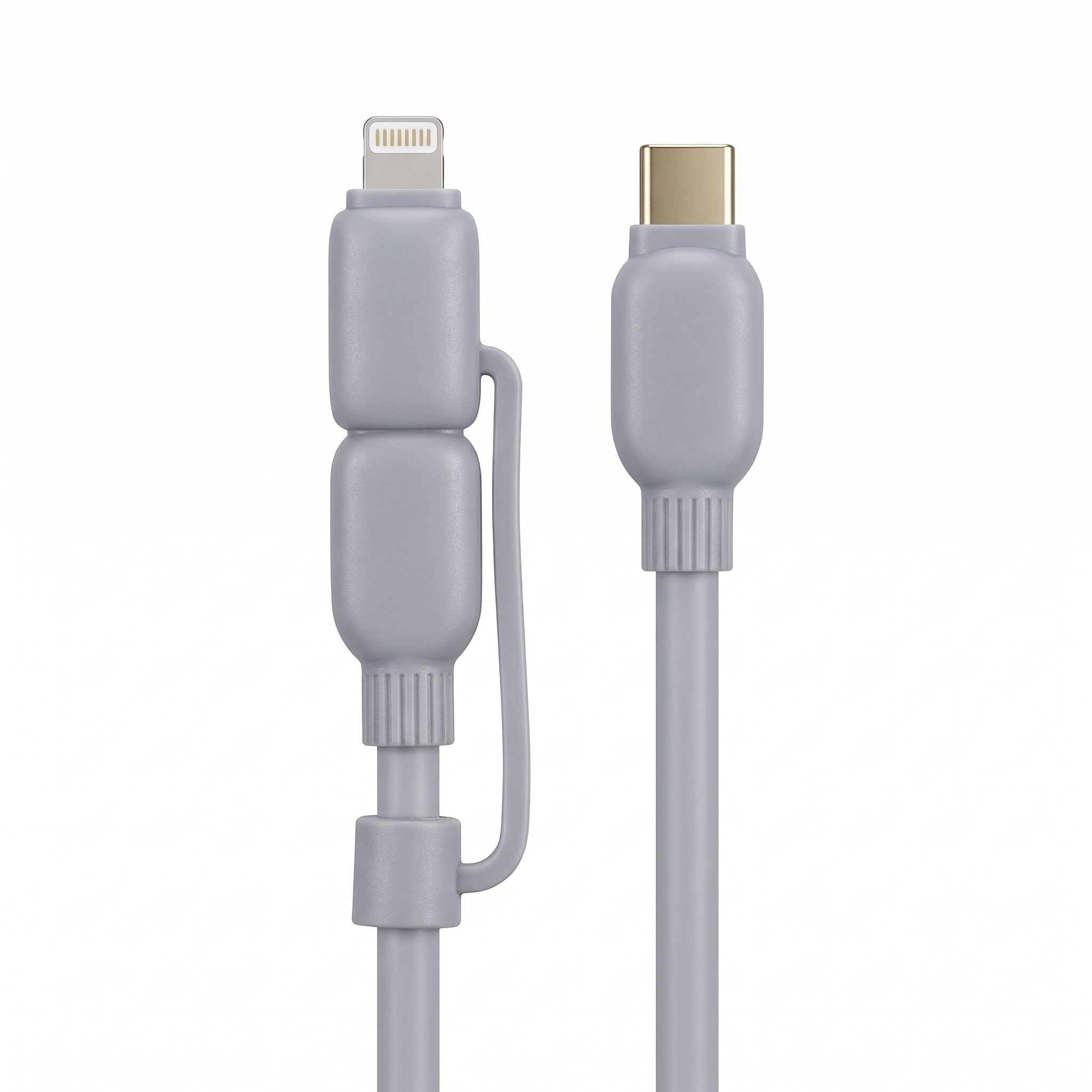 Cable de Datos y Carga Rápida 2 en 1 Moreka CB-060 de 100W y 1.5 Metros - Imagen 1