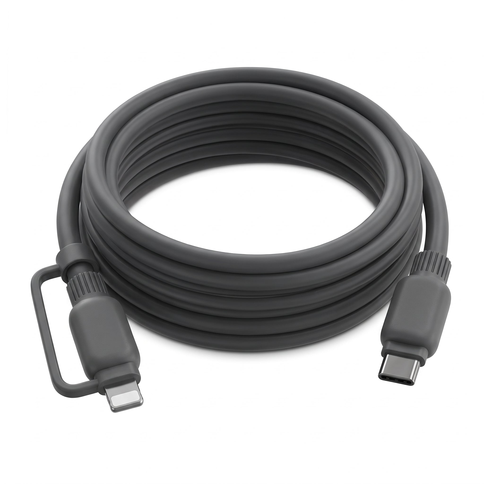Cable de Carga y Datos 2 en 1 Moreka CB-061 de 100W con Cabezal Desmontable - Imagen 9