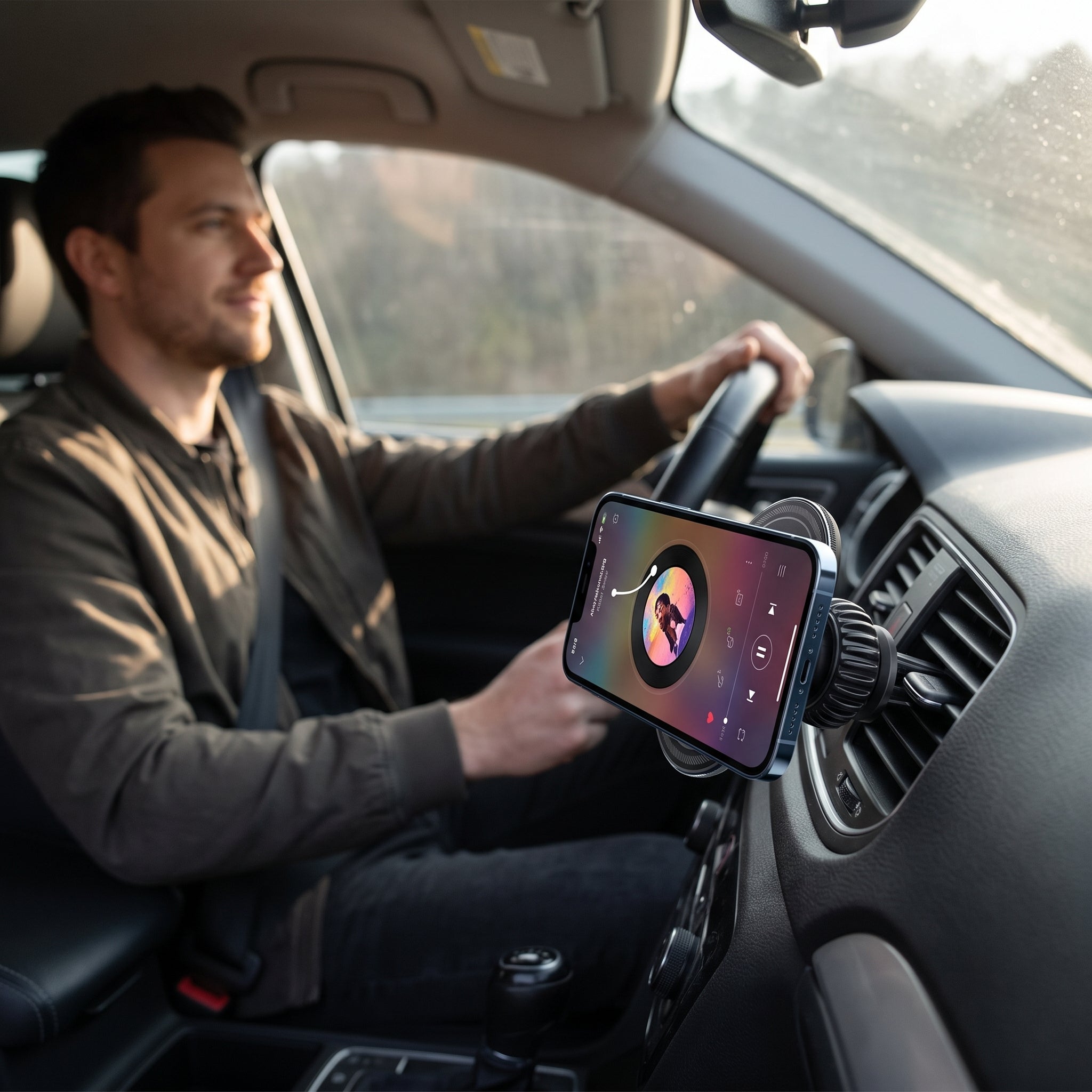 Soporte Magnético Nebro WAT-901 para Aire Acondicionado de Auto con Giro de 360° - Imagen 7
