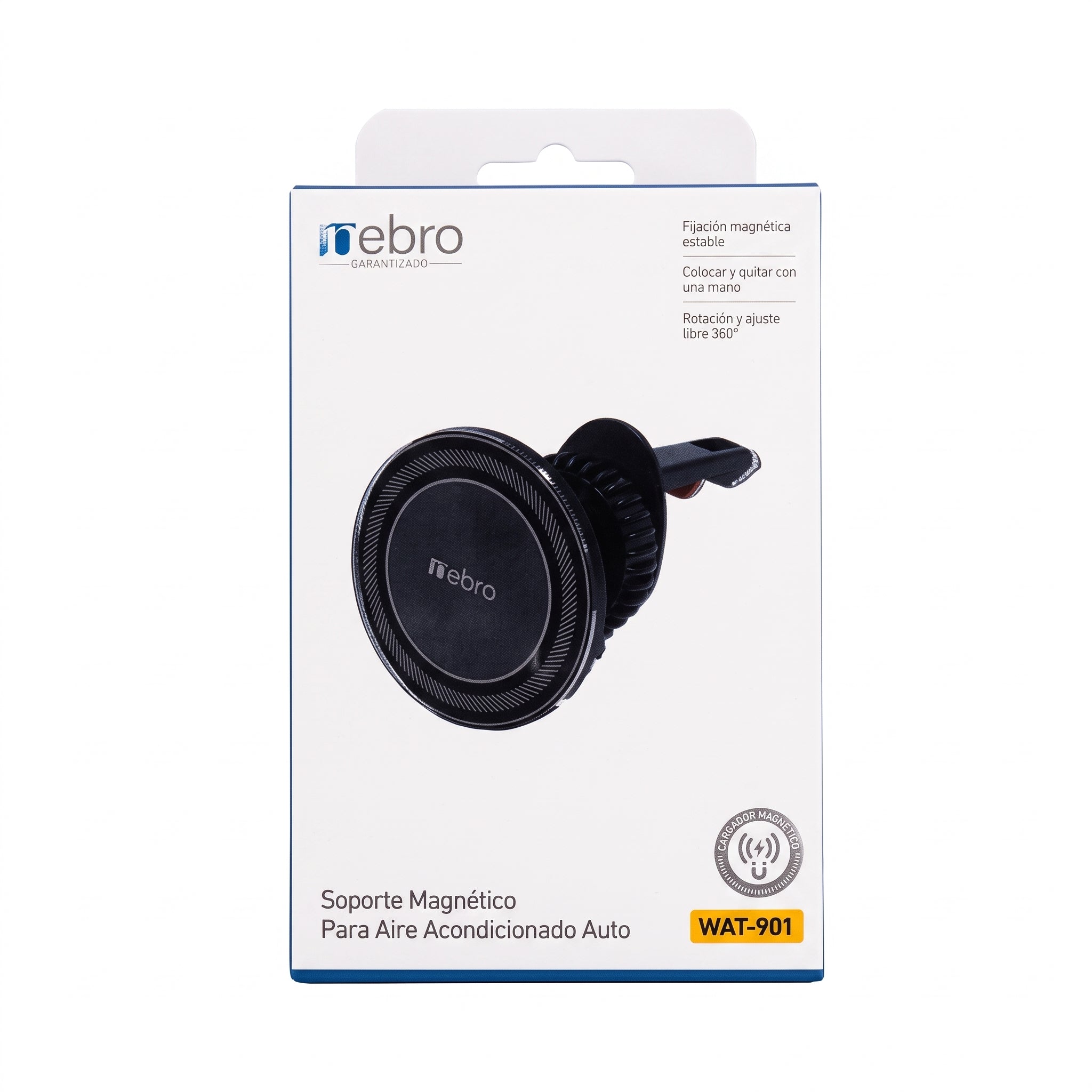 Soporte Magnético Nebro WAT-901 para Aire Acondicionado de Auto con Giro de 360° - Imagen 9