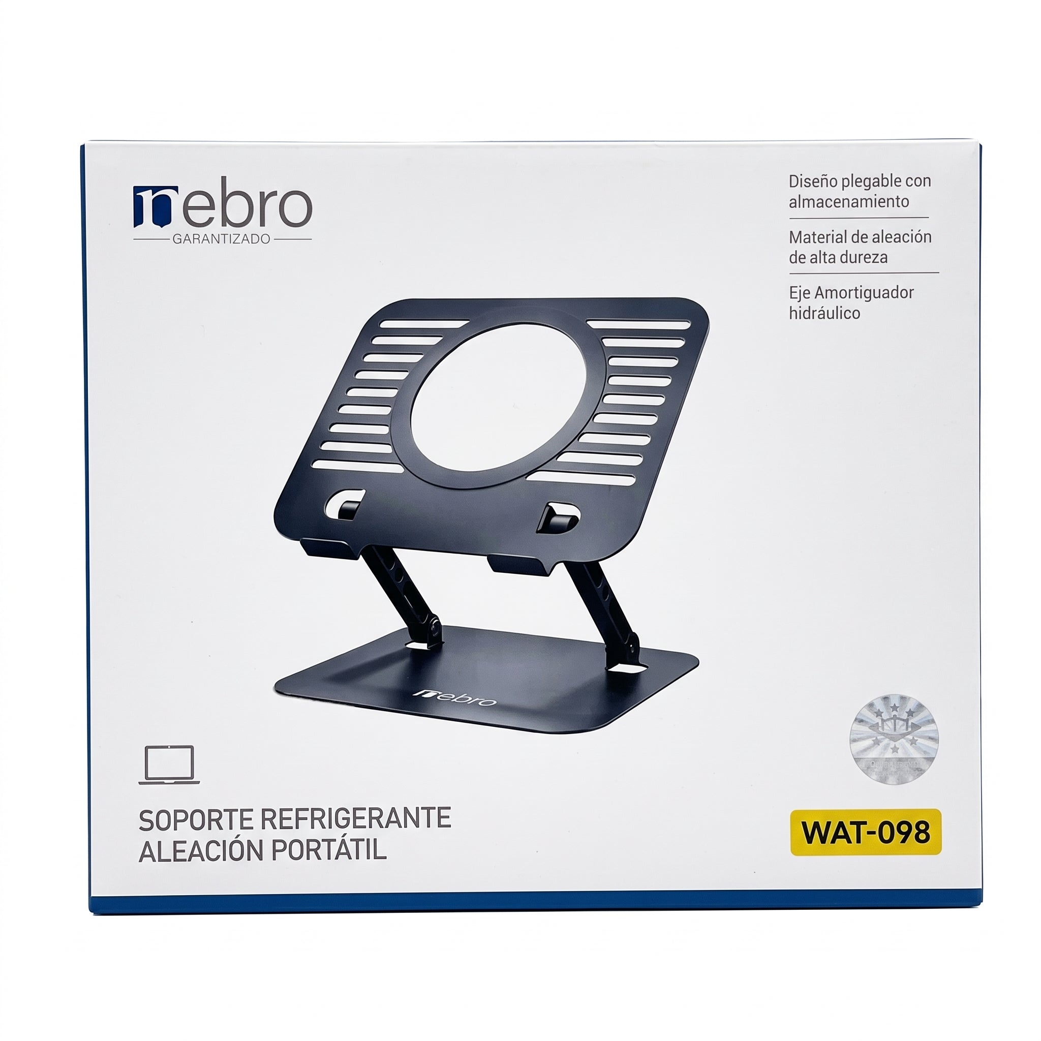 Soporte Refrigerante de Aleación Nebro WAT-098 Plegable y Silencioso para Laptop - Imagen 12