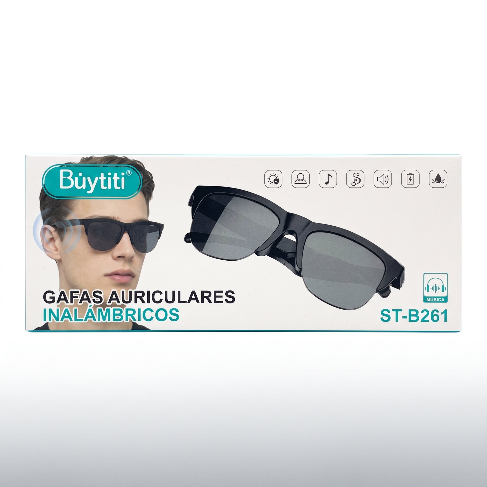 Gafas Auriculares Inalámbricos Büytiti ST-B261 Bluetooth 5.4 Protección UV - Imagen 11