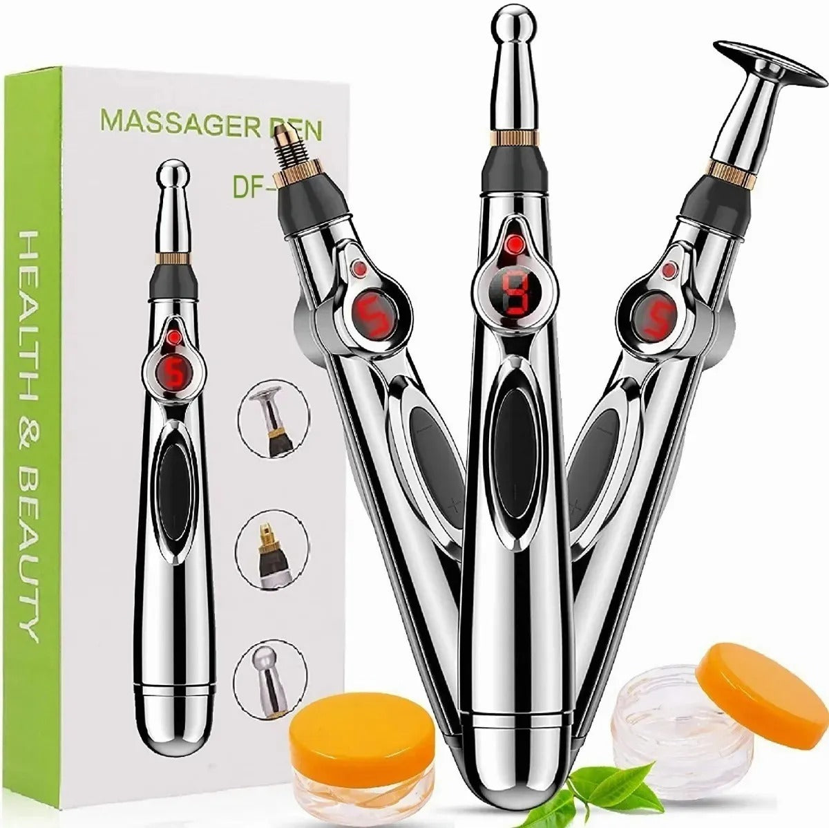 Pluma Electro Acupuntura Estimulación Masajeador - T2256 - Imagen 1