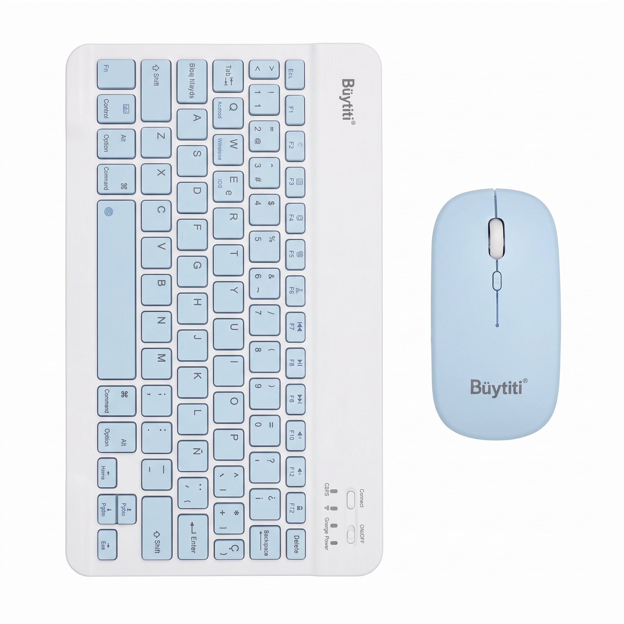 Kit de Teclado y Ratón Inalámbricos Büytiti DNSD-9311 Bluetooth Ultradelgado - Imagen 11