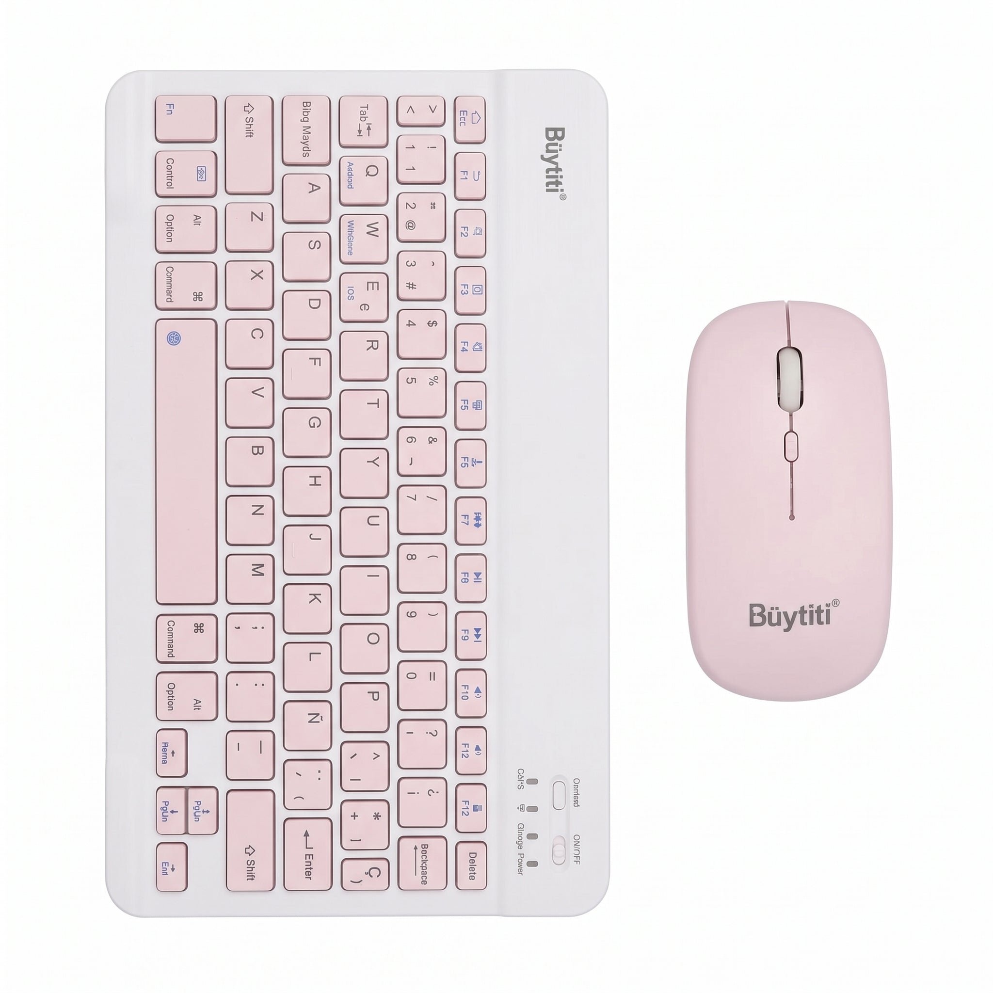 Kit de Teclado y Ratón Inalámbricos Büytiti DNSD-9311 Bluetooth Ultradelgado - Imagen 10