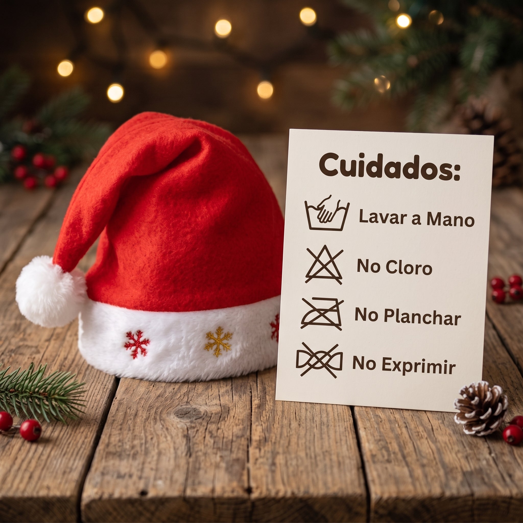 Gorro Navideño Büytiti ZSD-165 de Poliéster Talla Mediana - Imagen 8