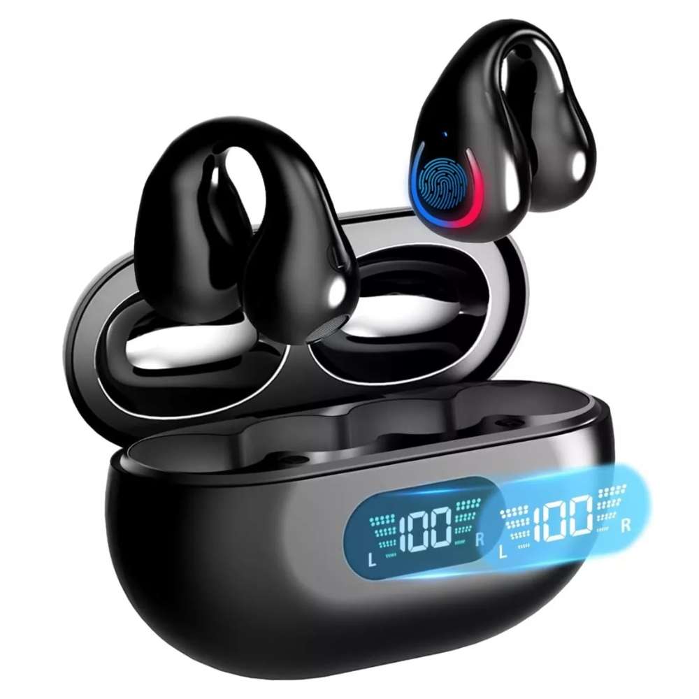Audífonos Conducción Ósea Con Clip Gamer YYK-Q80 — Bluetooth 5.3 TWS - Imagen 1