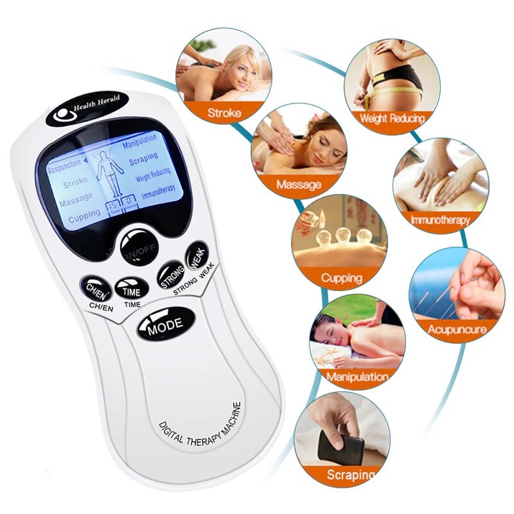 Masajeador Muscular Terapia Digital Estimulador Eléctrico Moreka NP-0195 - Imagen 3
