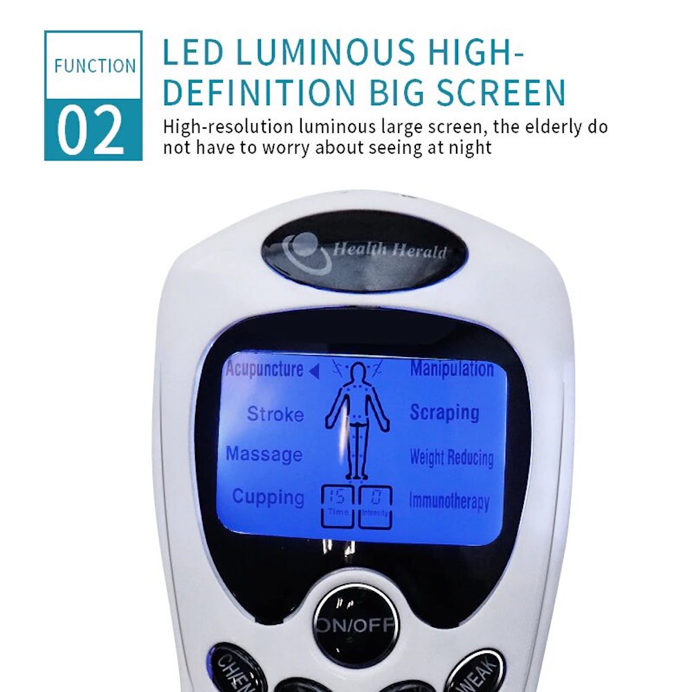 Masajeador Muscular Terapia Digital Estimulador Eléctrico Moreka NP-0195 - Imagen 7
