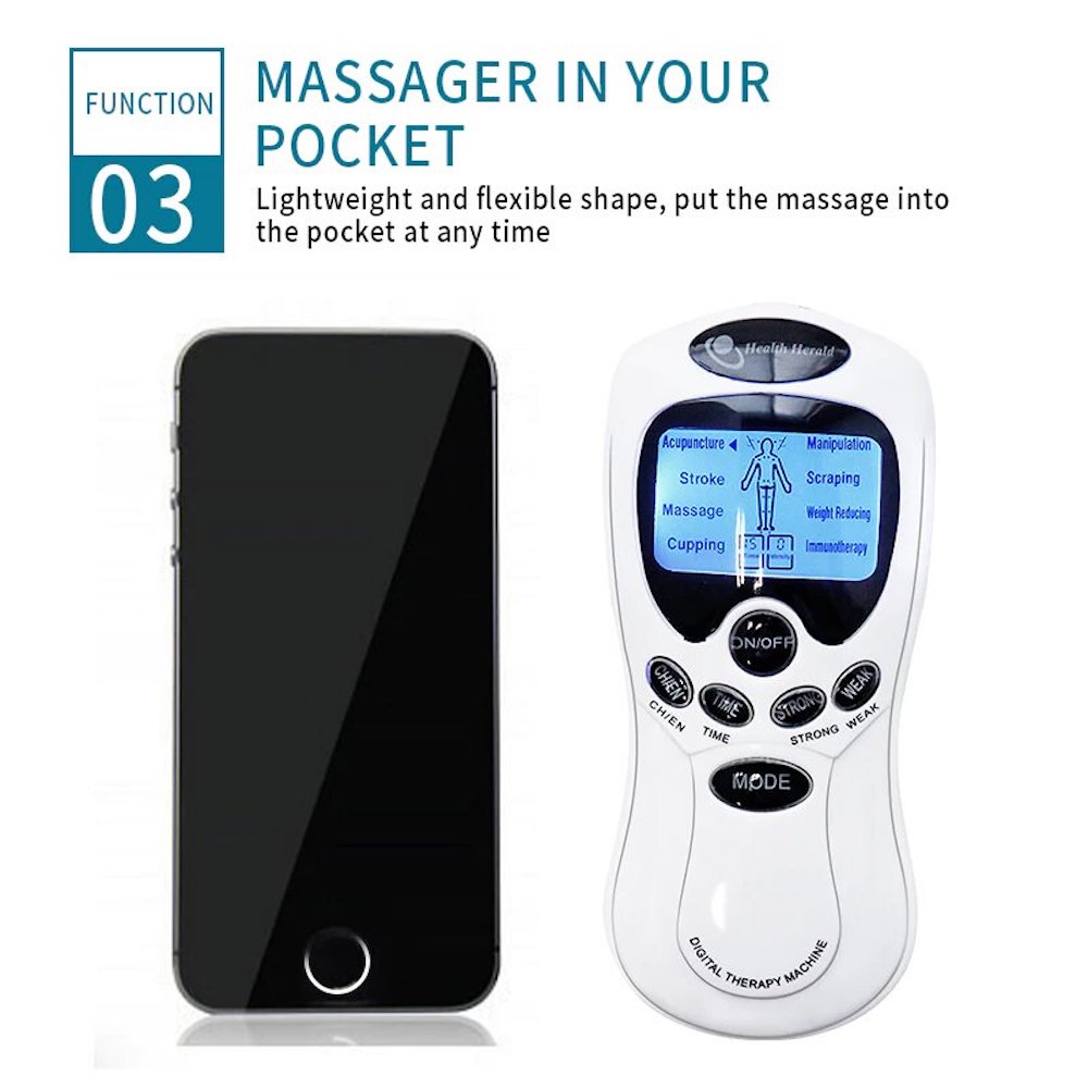 Masajeador Muscular Terapia Digital Estimulador Eléctrico Moreka NP-0195 - Imagen 8