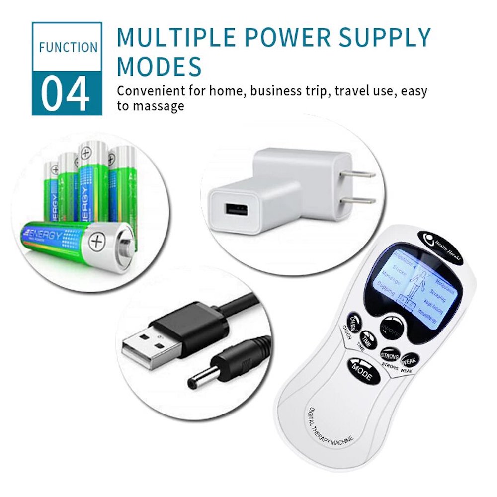 Masajeador Muscular Terapia Digital Estimulador Eléctrico Moreka NP-0195 - Imagen 9