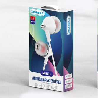 Audifonos Moreka M-911, Alámbricos, Manos Libres, 3.5mm — Bluetooth 5.3 TWS - Imagen 7