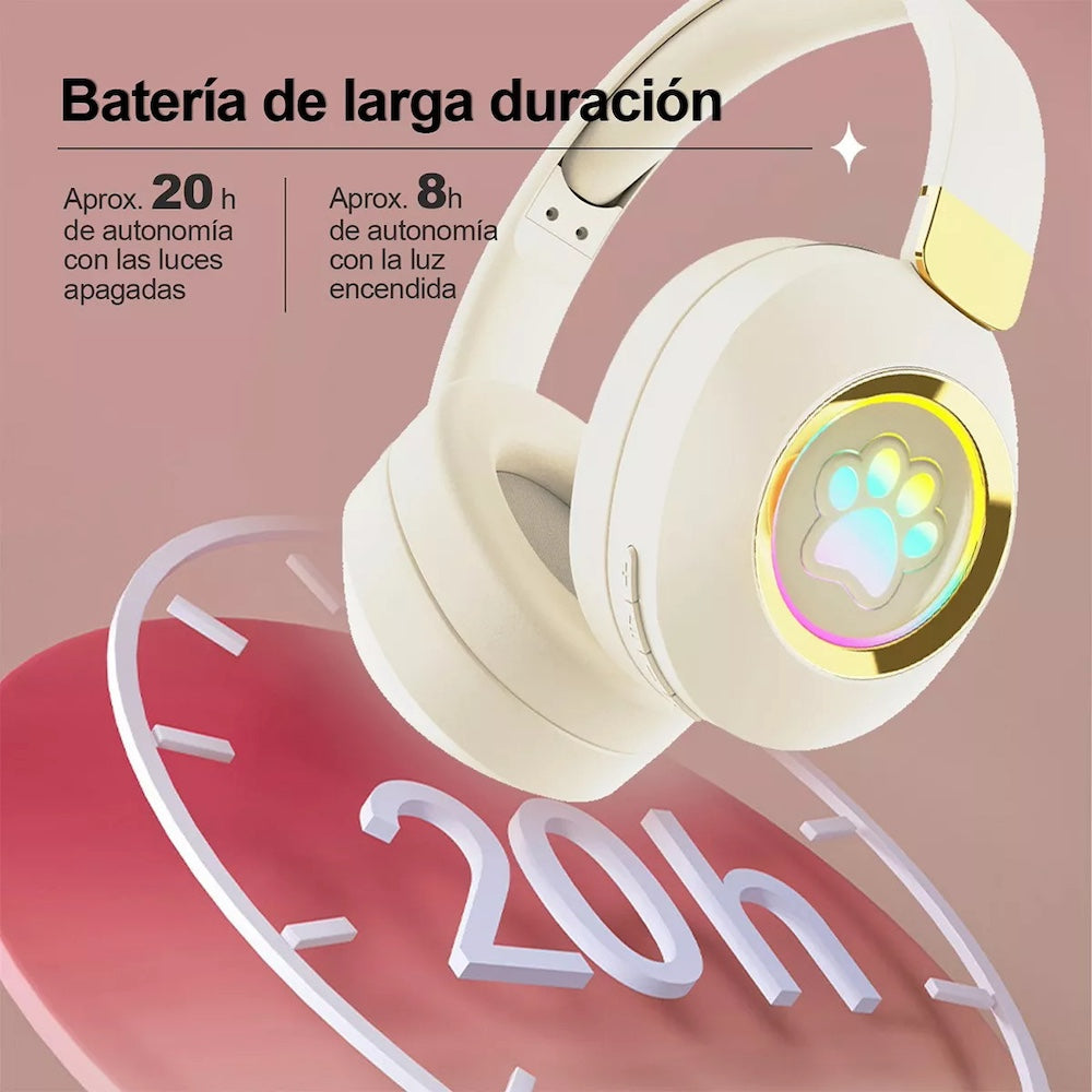 Audífonos Diadema Bluetooth Moreka BL014 Inalámbrico Plegable - Imagen 3
