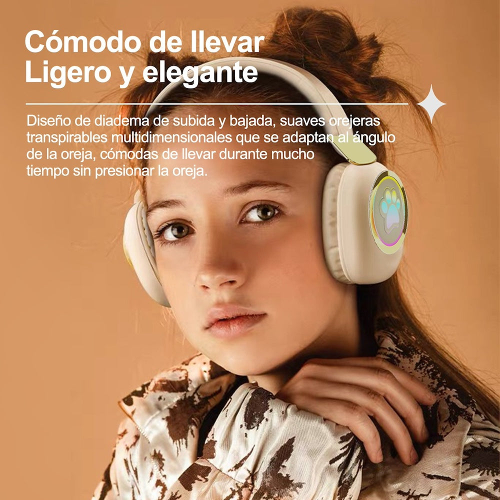 Audífonos Diadema Bluetooth Moreka BL014 Inalámbrico Plegable - Imagen 5