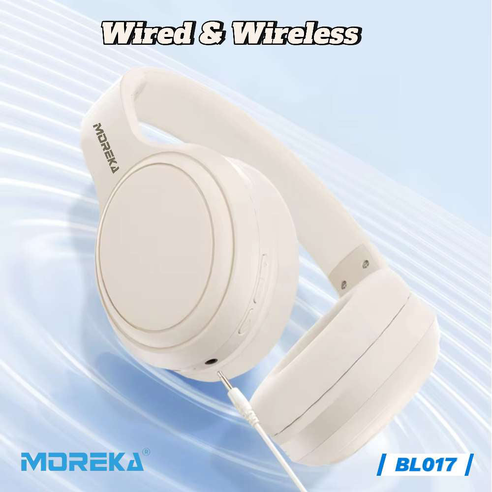 Audífonos Bluetooth V5.4 Moreka BL017 200mAh 40mm Cancelación de Ruido - Imagen 7