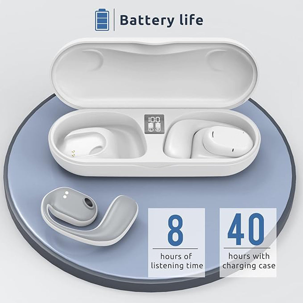 Audífonos Inalámbricos Deportivos de Conducción Ósea Moreka E 307 — Bluetooth 5.3 TWS - Imagen 2
